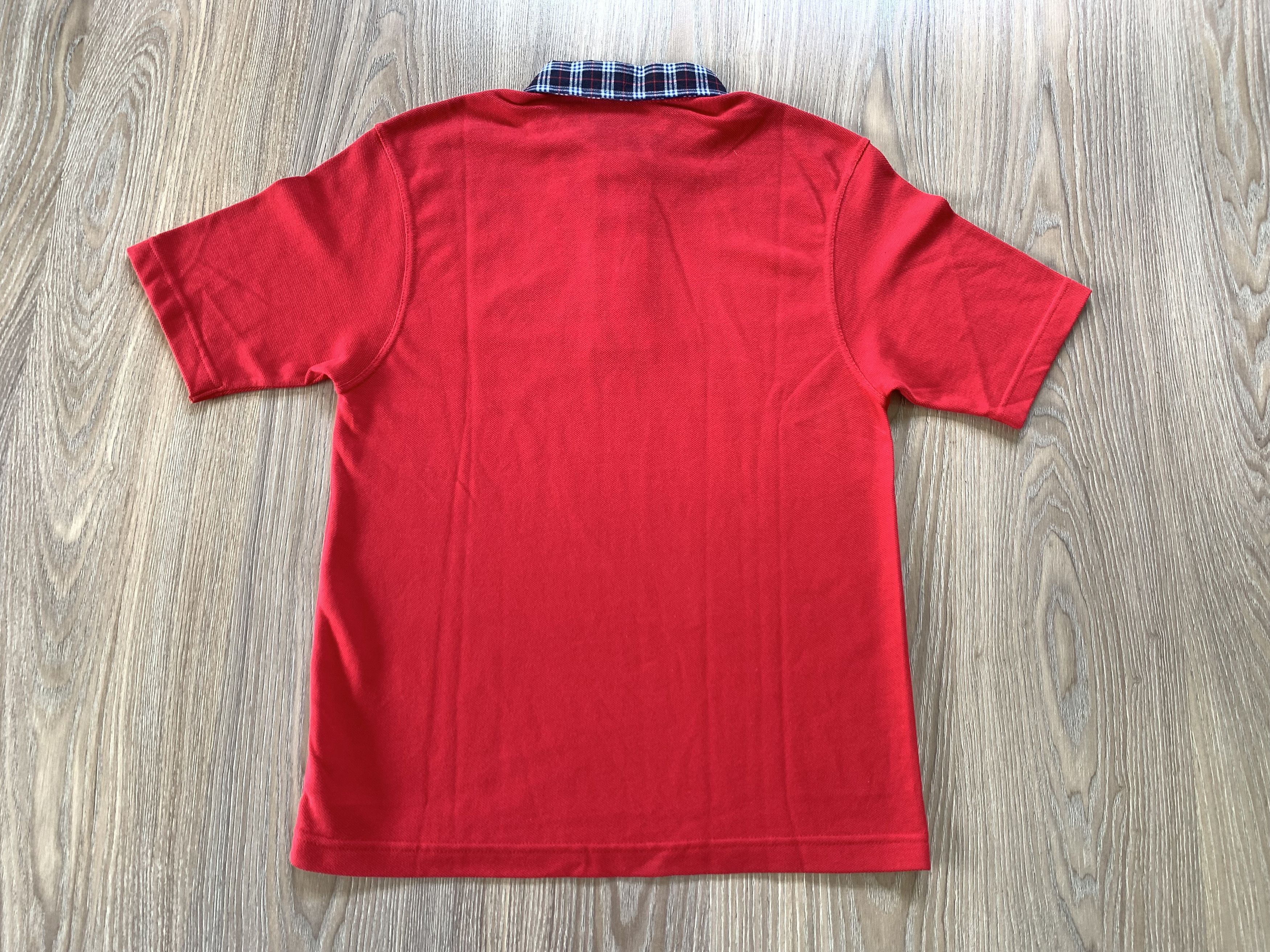 Burberry Burberrys Classic Women's Vintage Red Cotton Golf Polo Size S / US 4 / IT 40 - 3 Thumbnail
