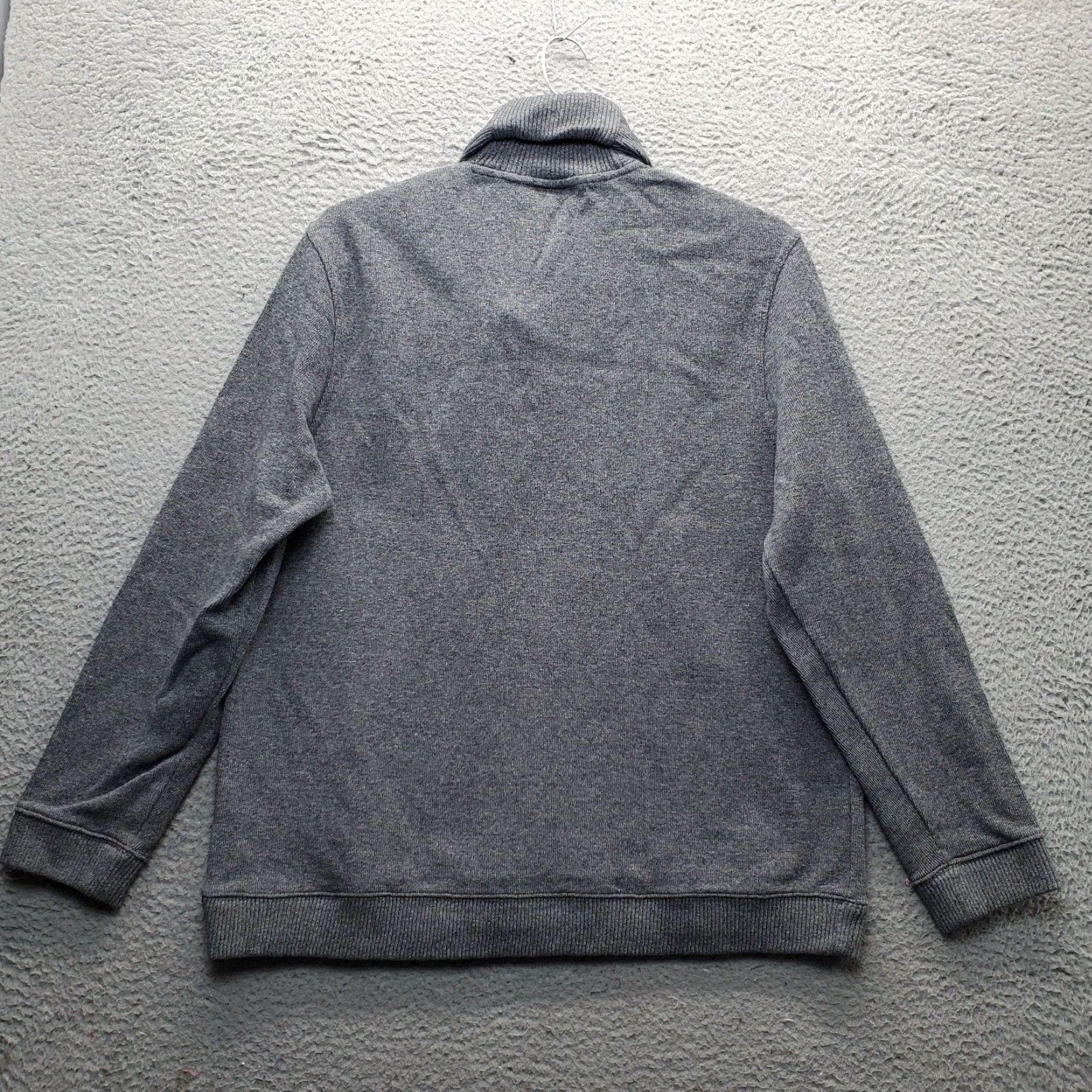 Tasso Elba Tasso Elba Sweatshirt Mens XL Gray Heather Shawl Collar Long Sleeve Size US XL / EU 56 / 4 - 2 Thumbnail