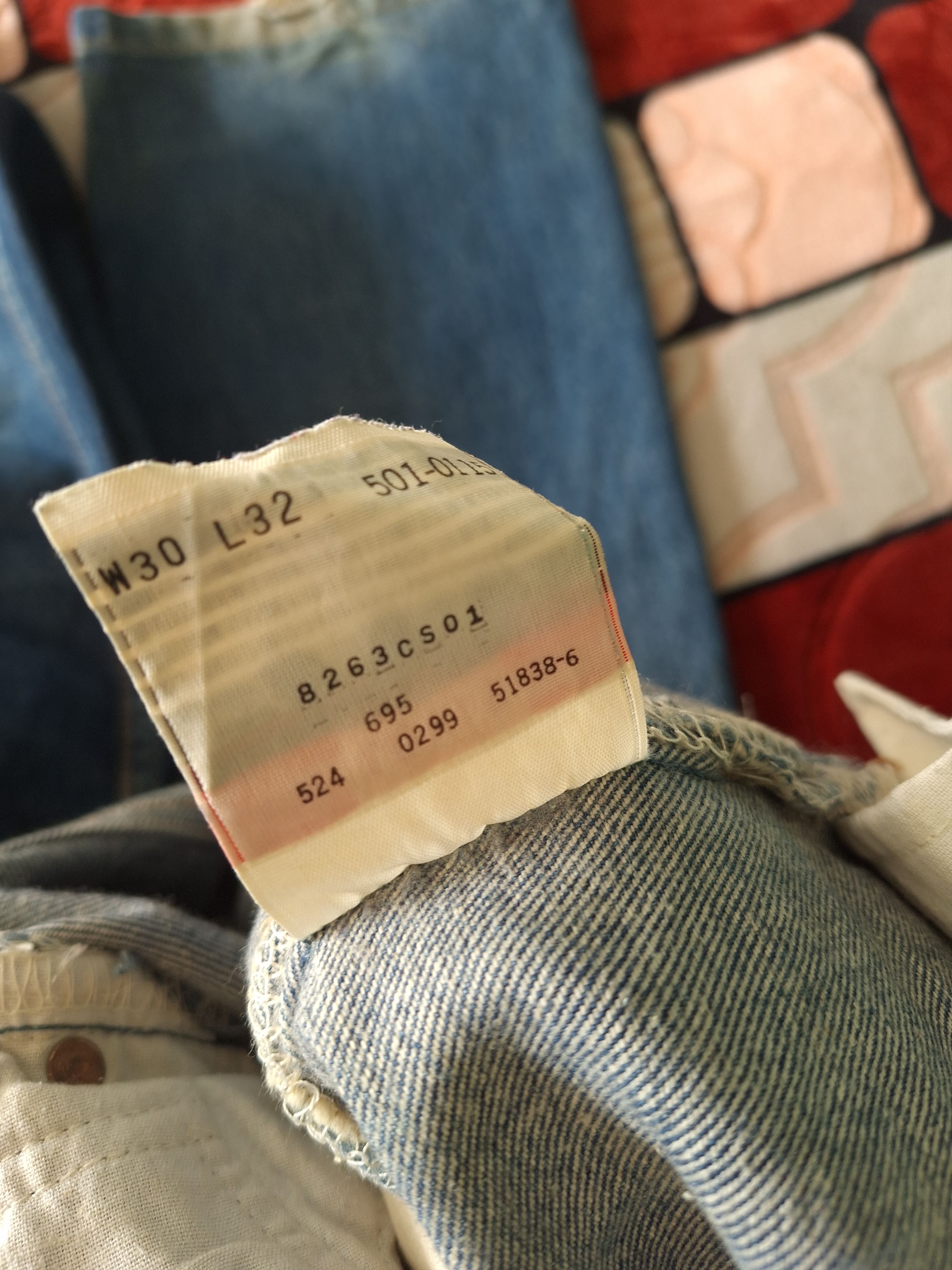 Levi's × Vintage Levi's Vintage Jeans Made In Usa 90s 00s Size US 30 / EU 46 - 12 Thumbnail