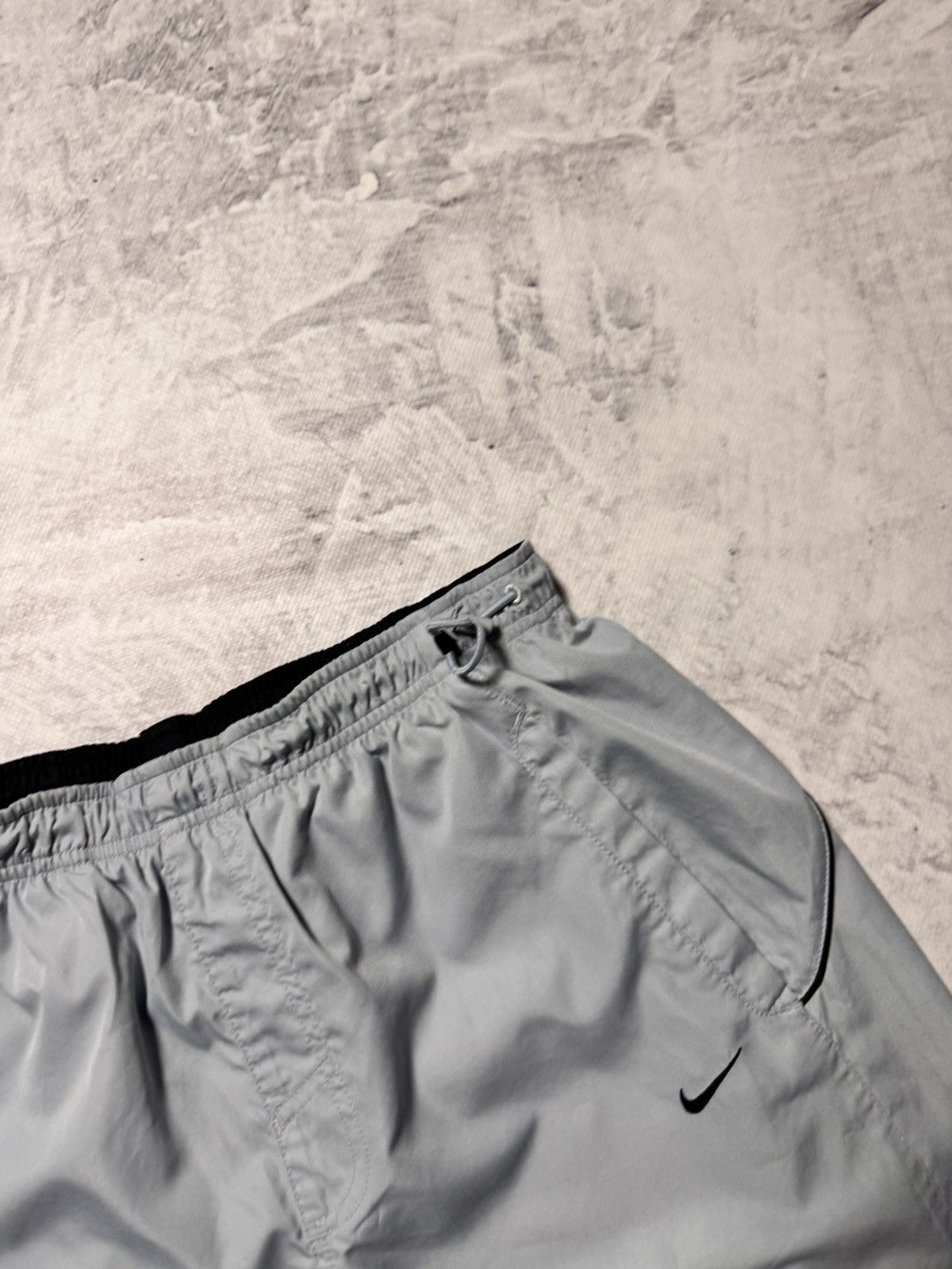 Nike × Vintage 00s Nike Shox Vintage Nylon Baggy Drill Shorts Y2K Size US 32 / EU 48 - 3 Thumbnail