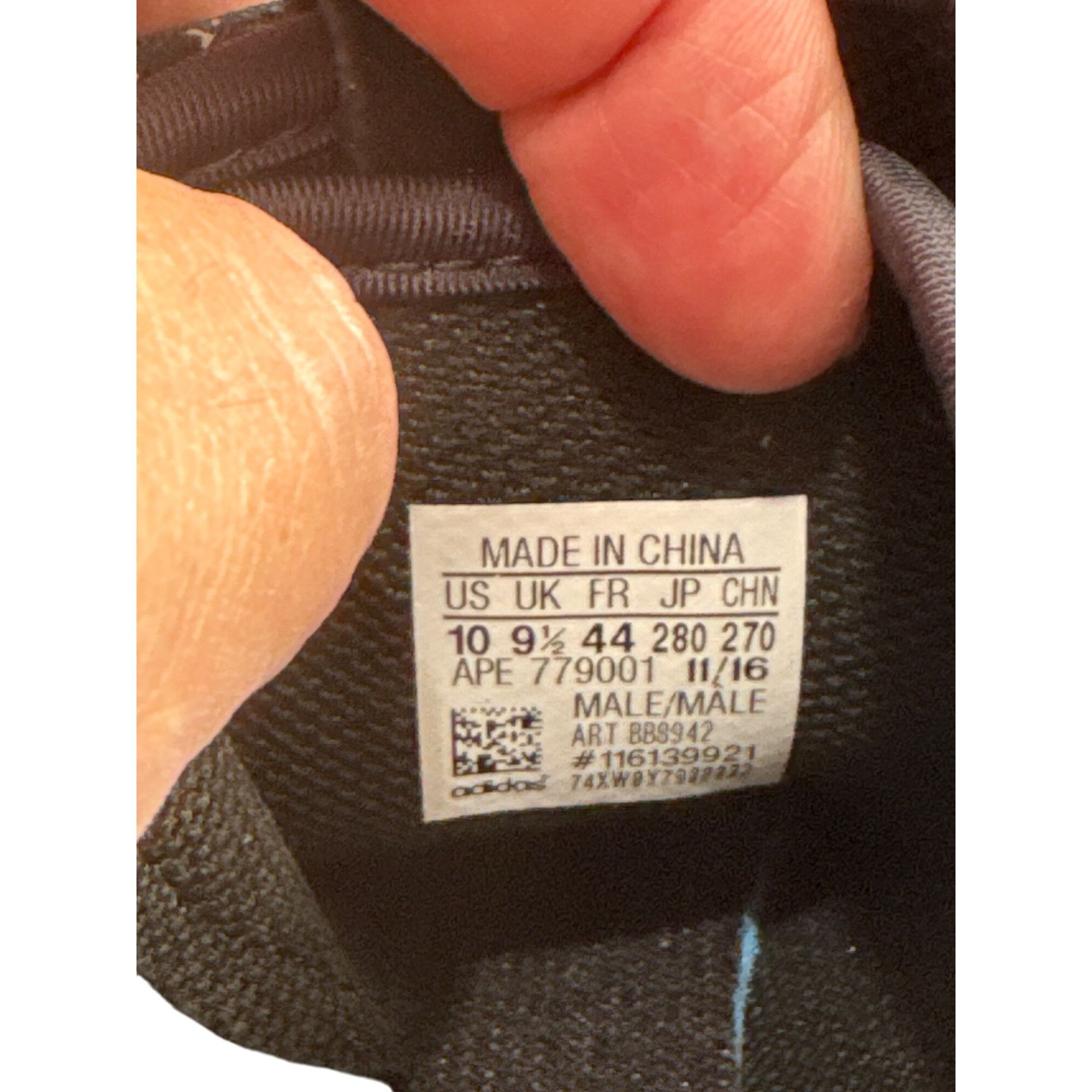 Adidas Adidas Tubular Shadow Mens black suede sneakers Size 10 SKU Size US 10 / EU 43 - 6 Thumbnail