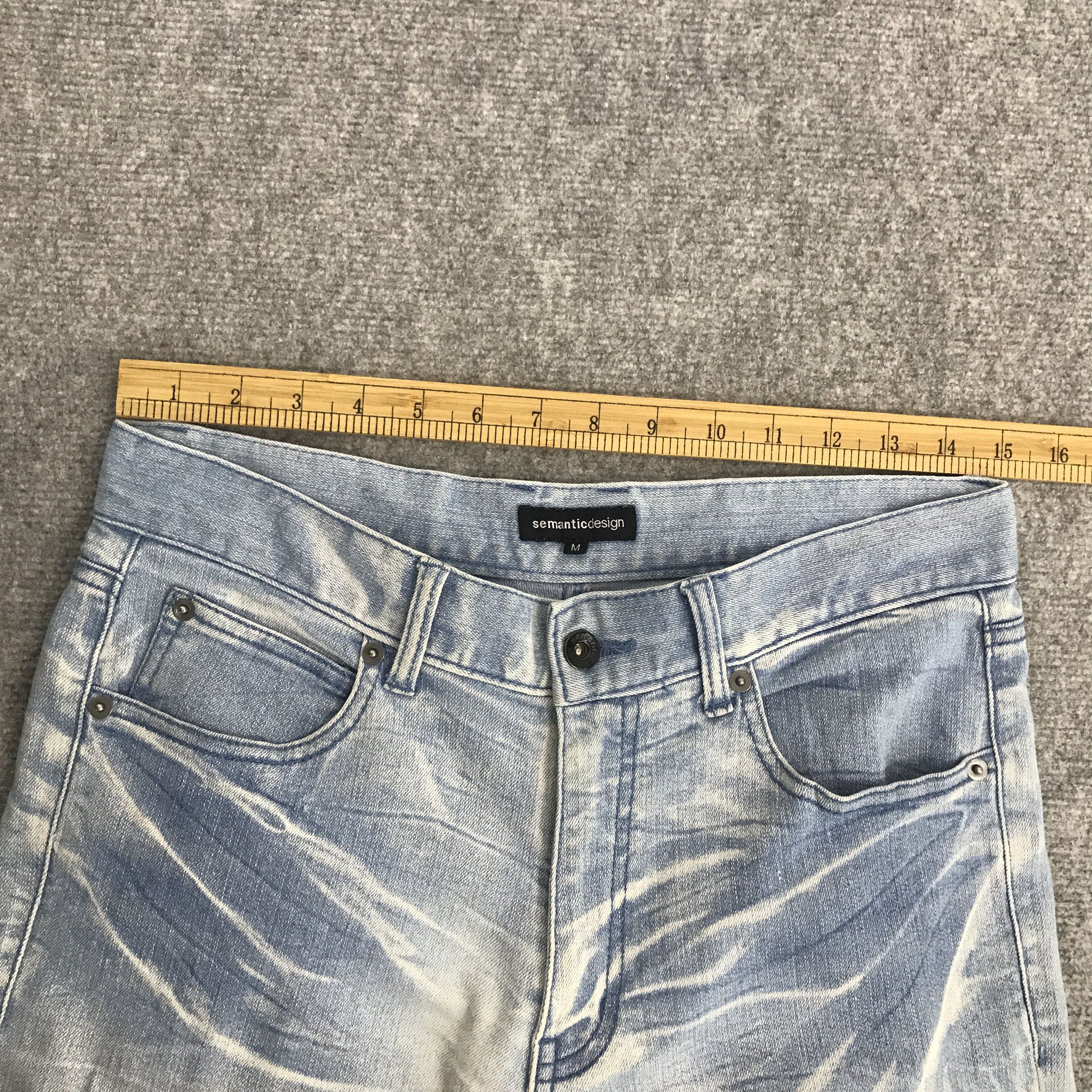 semanticdesign Rare Light wash semantic design Skinny denim pants Size US 30 / EU 46 - 7 Thumbnail
