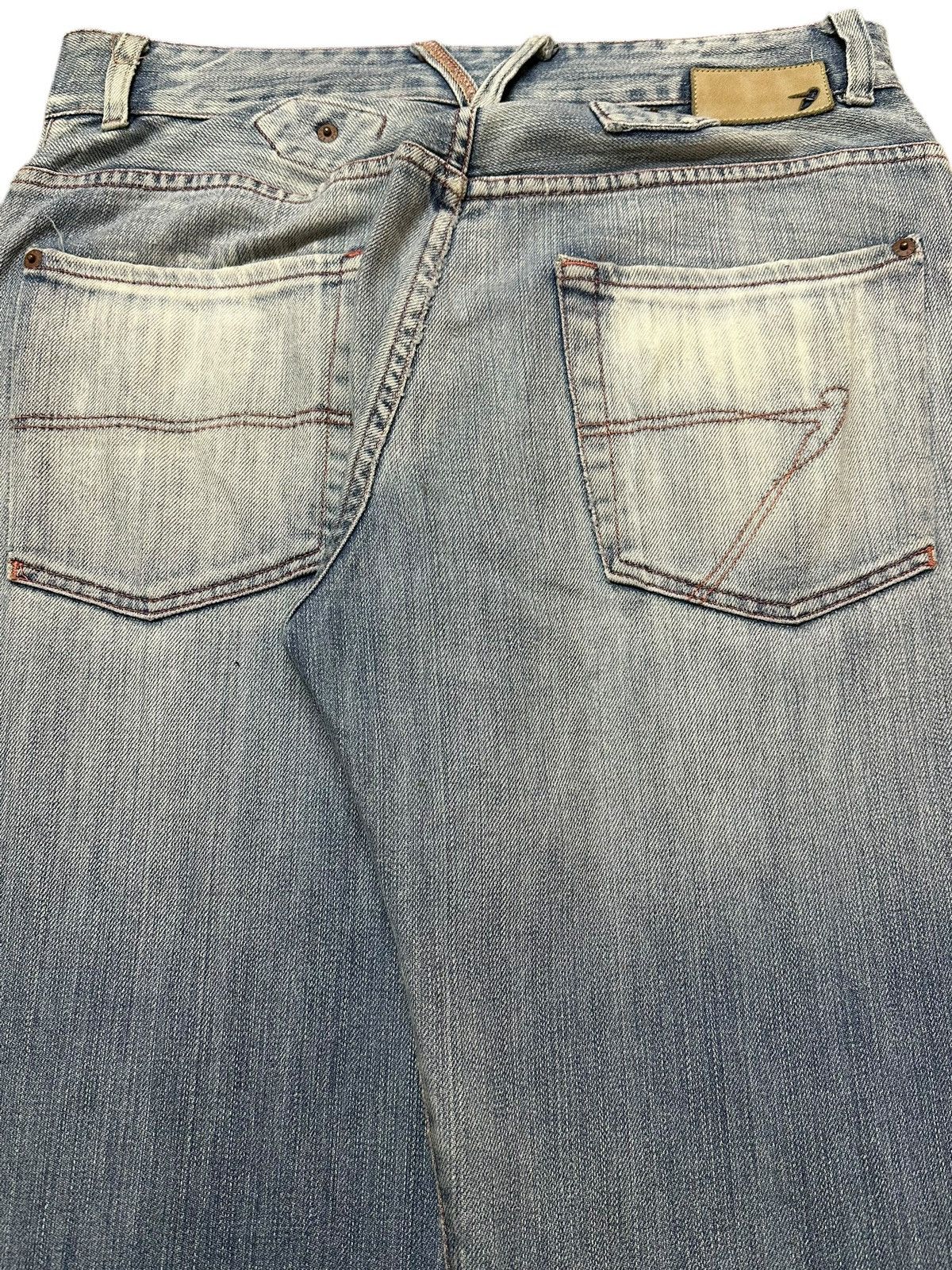 Diesel Vintage Diesel Blue Faded Wash Style Loose Jeans Size US 31 - 6 Thumbnail