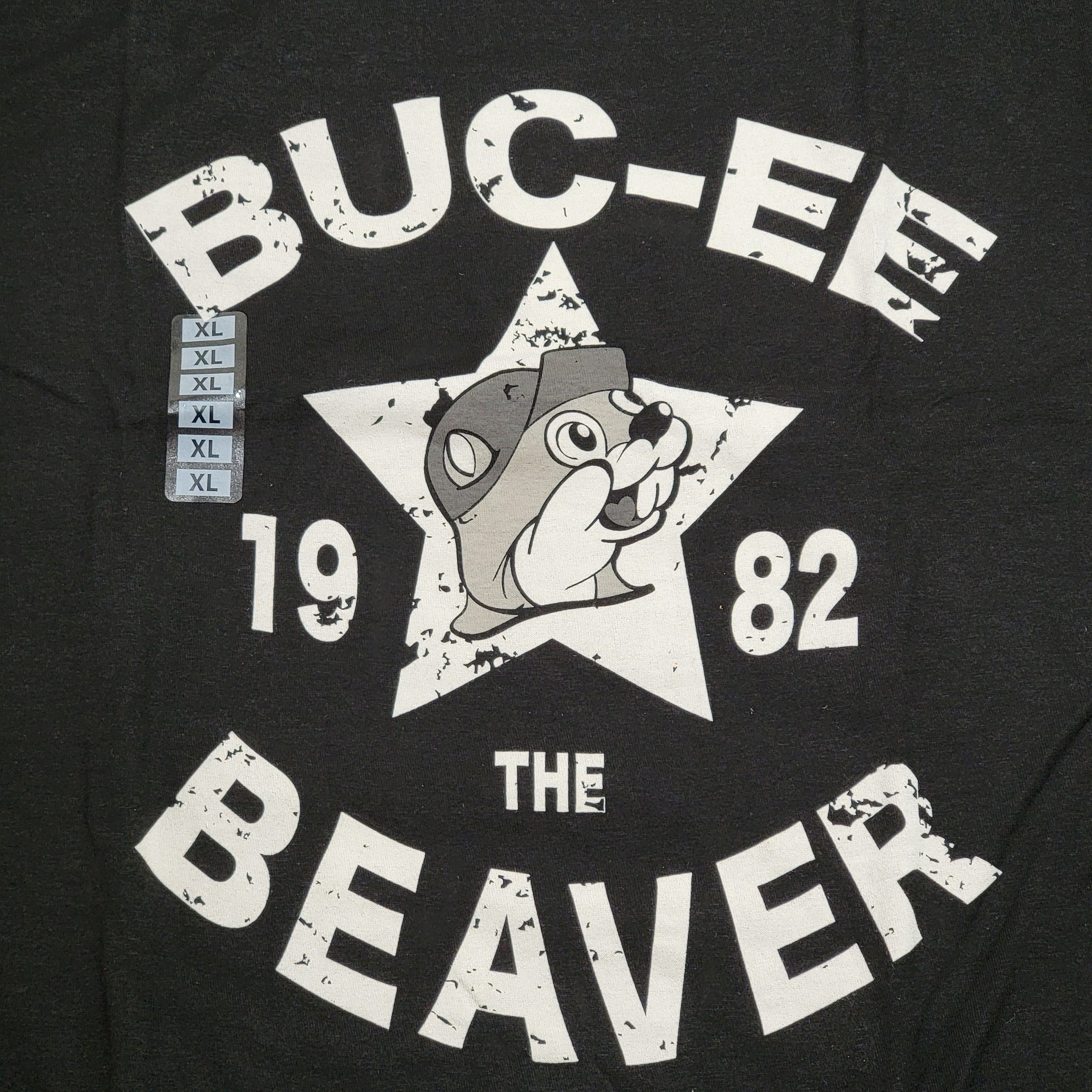 Other Buc-ee's Graphic SS Tee B&W "The Beaver" - Size XL NWT Size US XL / EU 56 / 4 - 2 Thumbnail