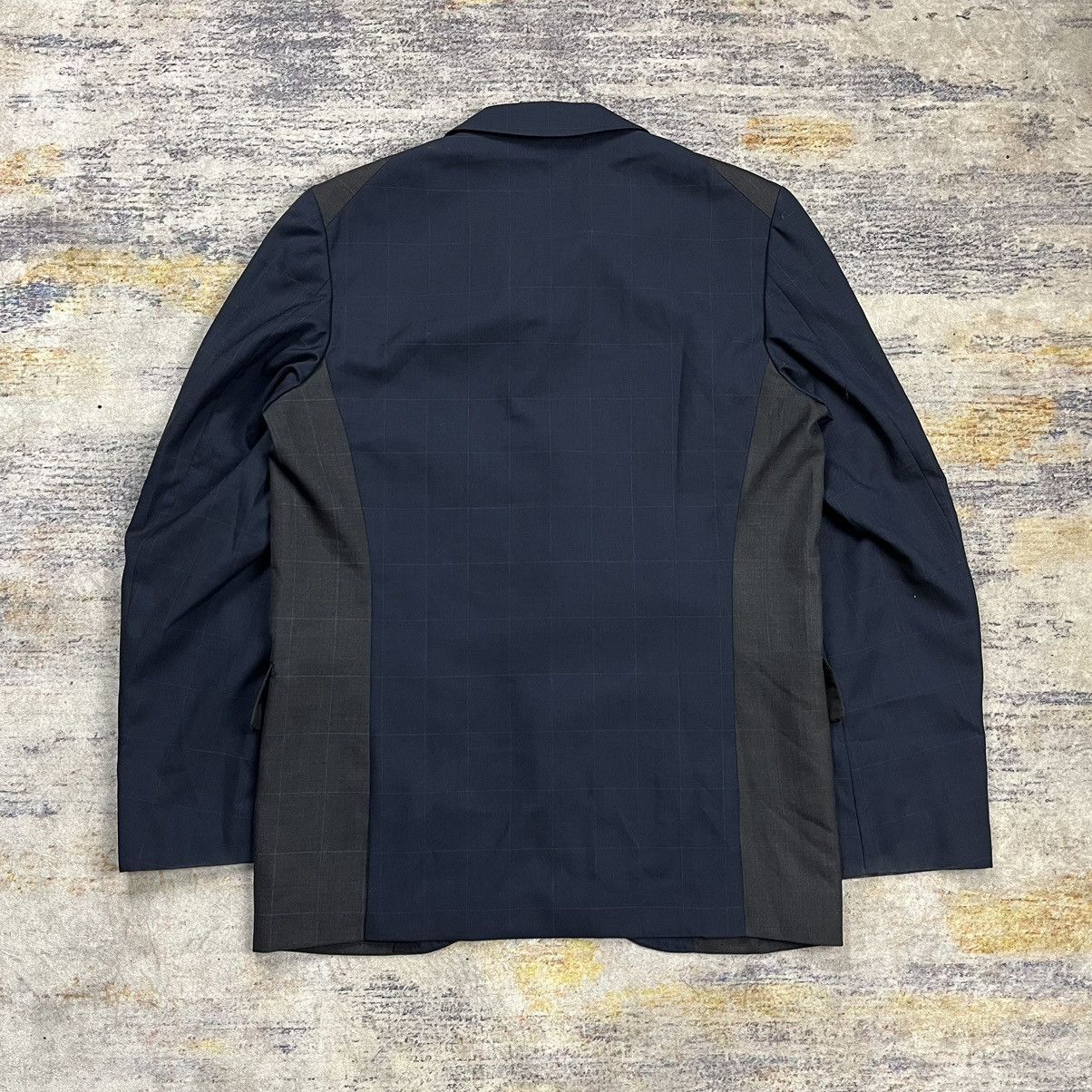 Comme des Garcons Homme Deux Comme des garcons homme deux ad 2019 two tone blazer size M Size 38R - 2 Thumbnail