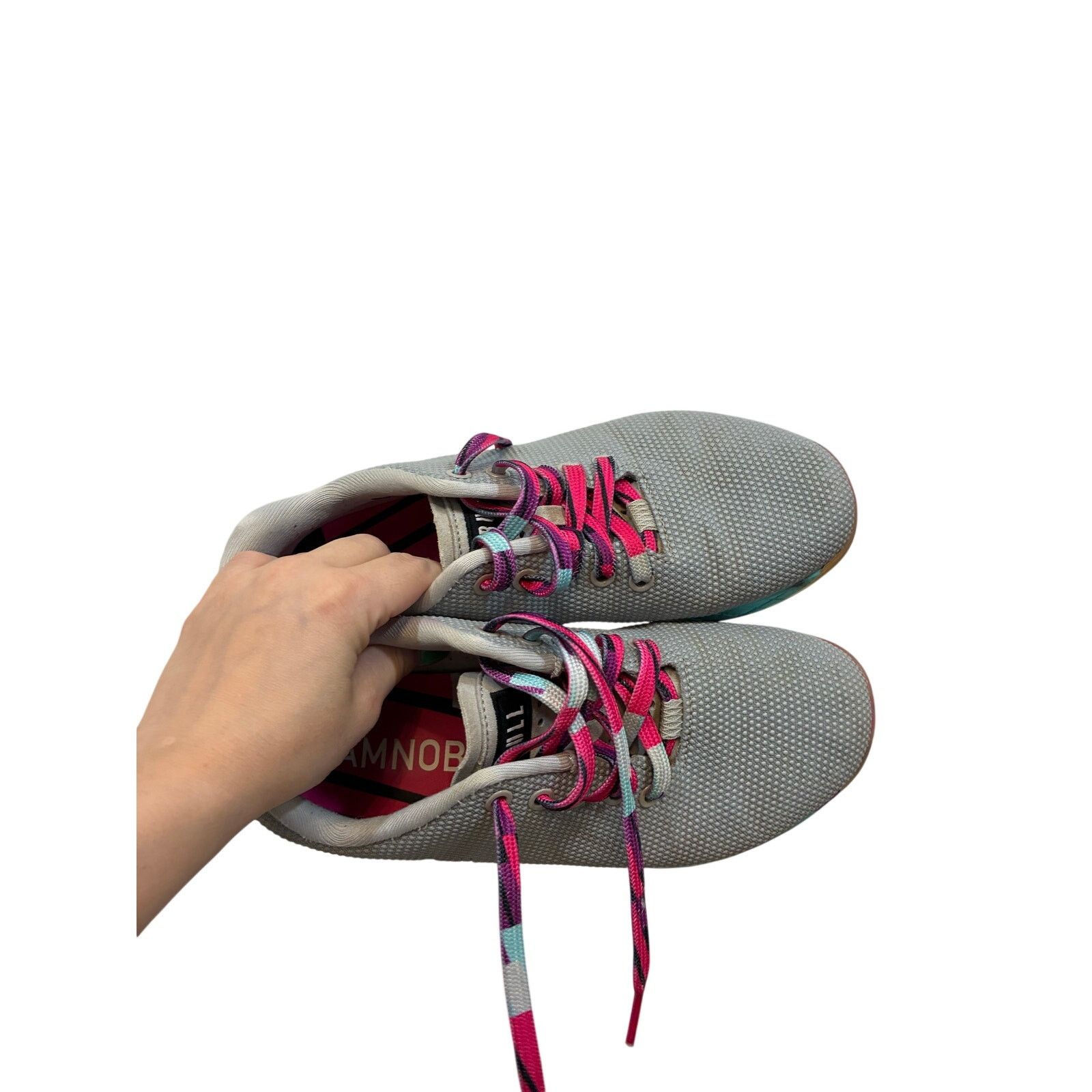 Other NOBULL Outwork SuperFabric Trainer Sneakers Gray Pink 7.5 Size US 7 / EU 40 - 3 Thumbnail