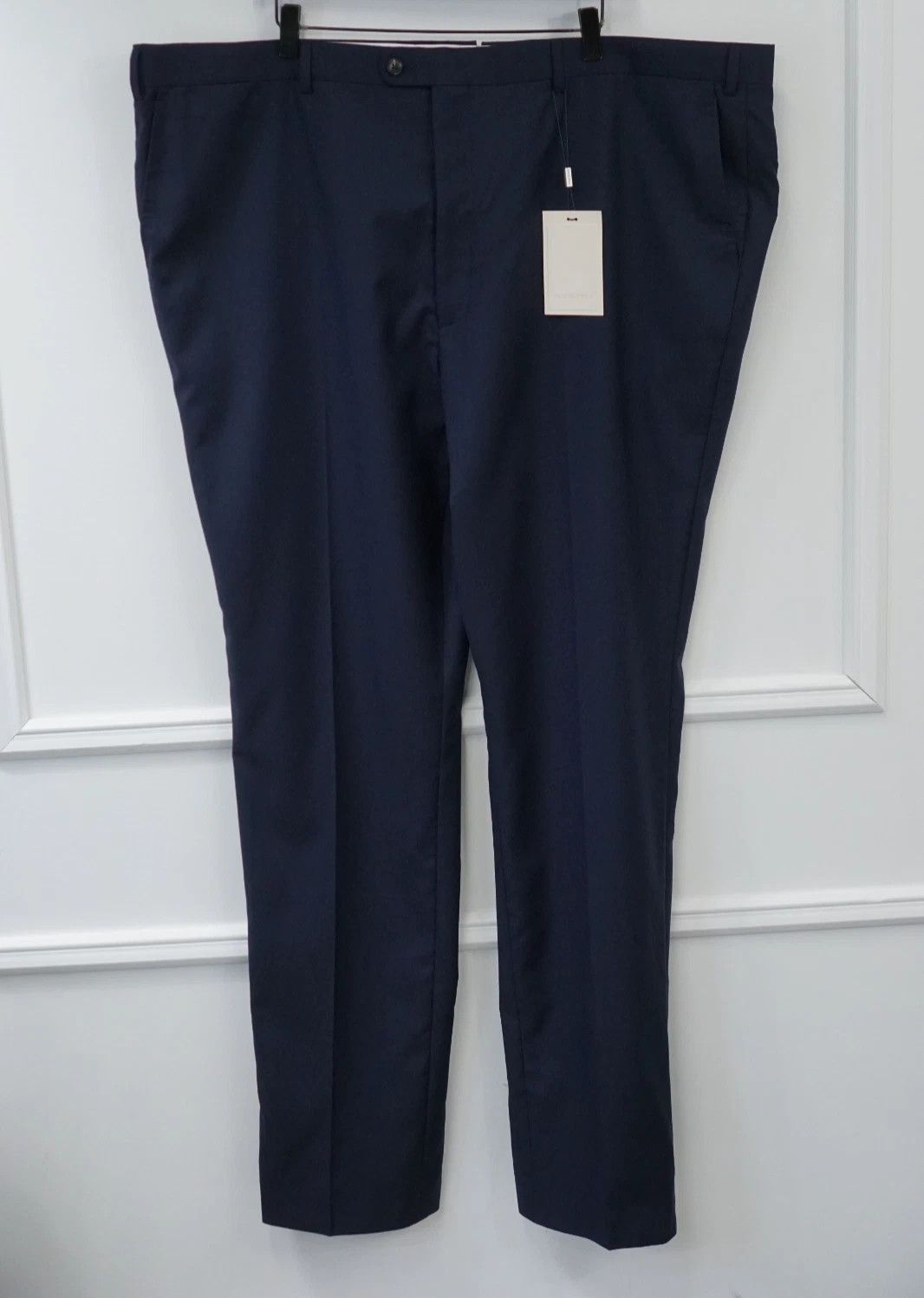 Suitsupply Men Suitsupply Pants Navy Blue Wool Size UK/US52 Size 52R - 1 Thumbnail