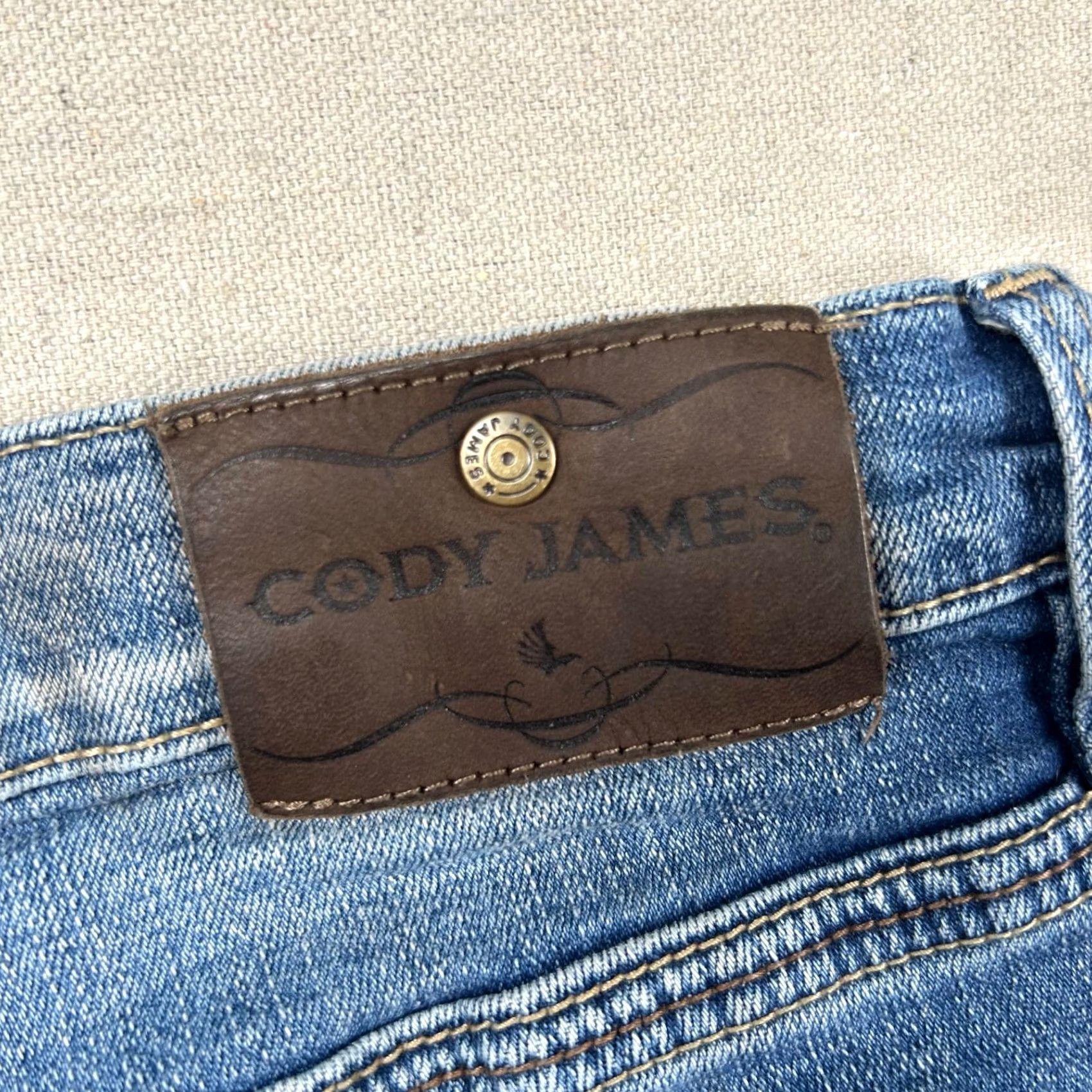 Cody James Cody James Jeans Mens 32x30 Duke Boot Cut Western Country Blue Size US 32 / EU 48 - 6 Thumbnail
