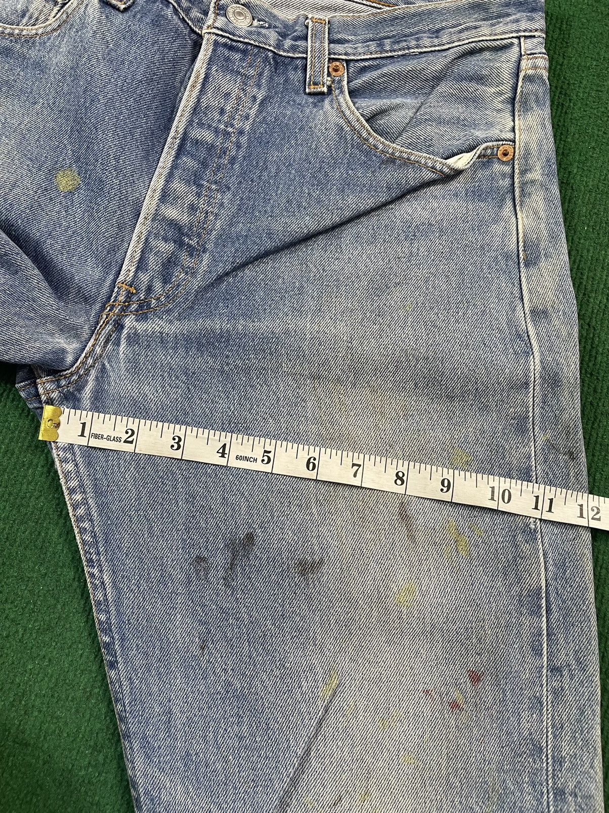 Levi's × Vintage Distressed Levis 501 with Paint Splatter Size US 32 / EU 48 - 14 Thumbnail