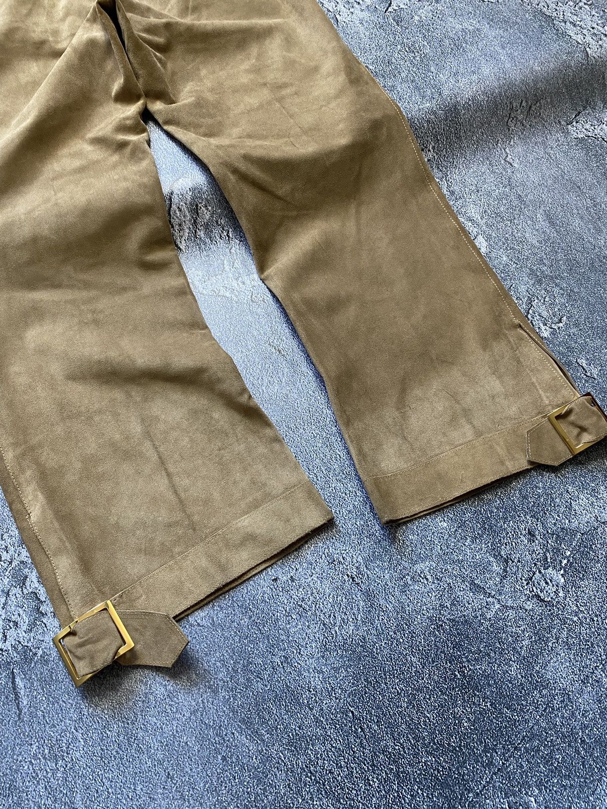 Marni Marni suede leather pelle wide pants Size 28" / US 6 / IT 42 - 11 Thumbnail