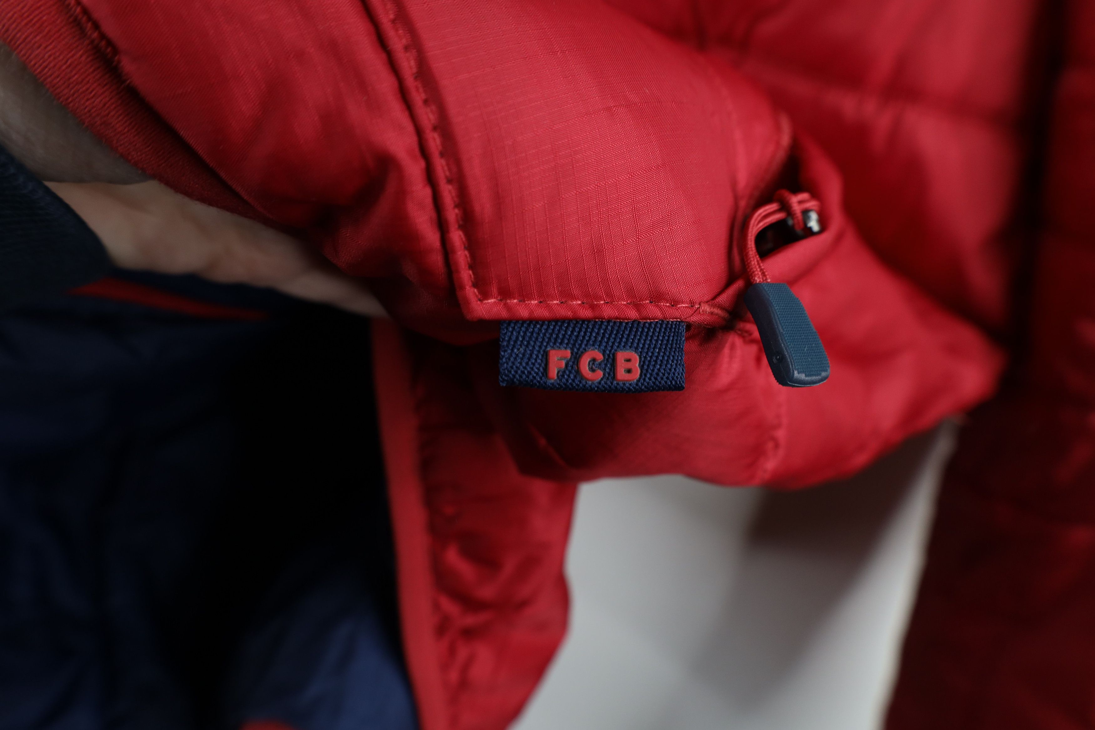 Nike × Vintage Vintage Nike Swoosh Reversible FC Barcelona Soccer Jacket Size US S / EU 44-46 / 1 - 7 Thumbnail