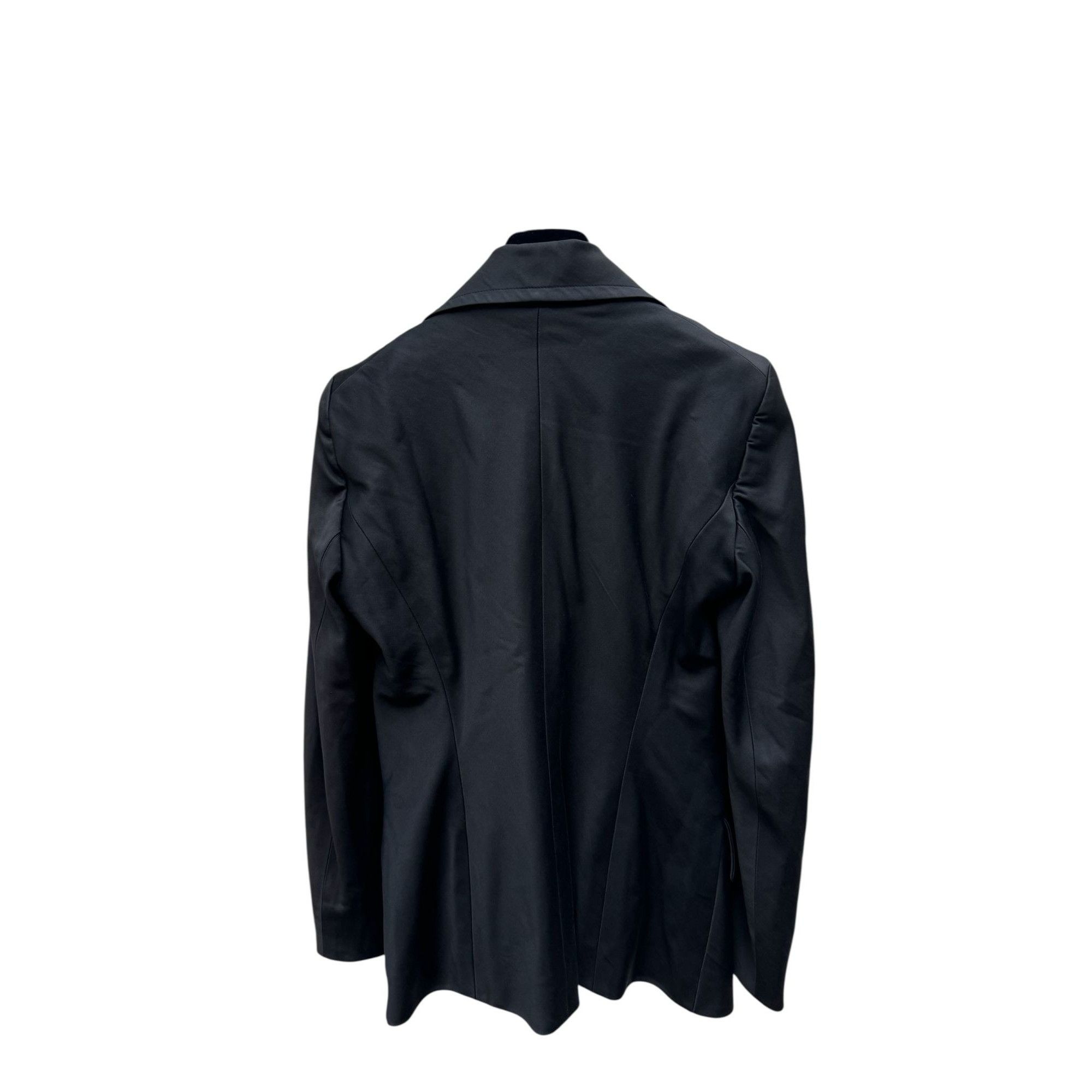 Yves Saint Laurent by Stefano Pilati Sculptural Black Blazer Jacket Size S / US 4 / IT 40 - 5 Thumbnail