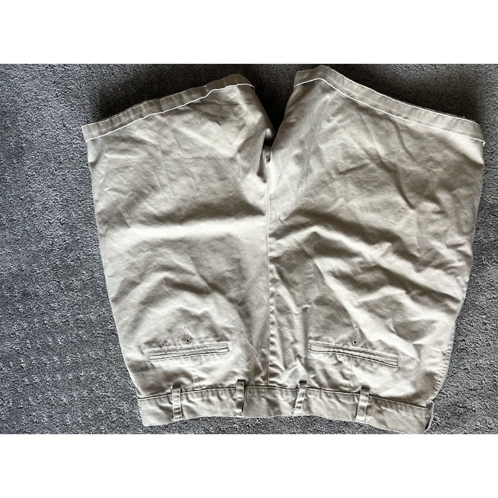 Nordstrom Nordstrom Mens Shorts Bermuda 38 Regular Beige 100% Cotton Pleated Front Pockets High Rise Casual Men’s Short Size US 38 / EU 54 - 2 Thumbnail