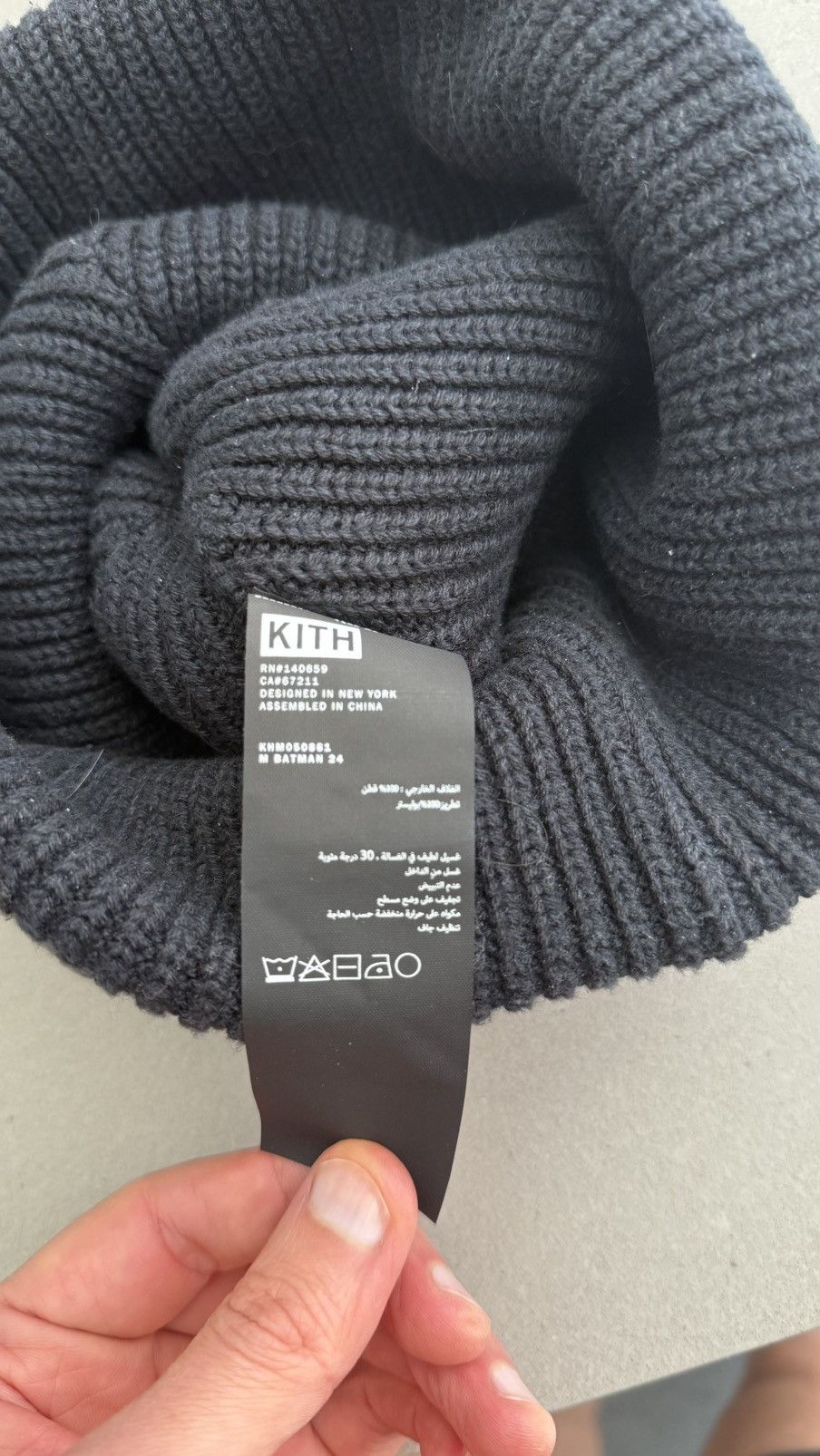 Kith Kith beanie batman gotham Size ONE SIZE - 4 Thumbnail
