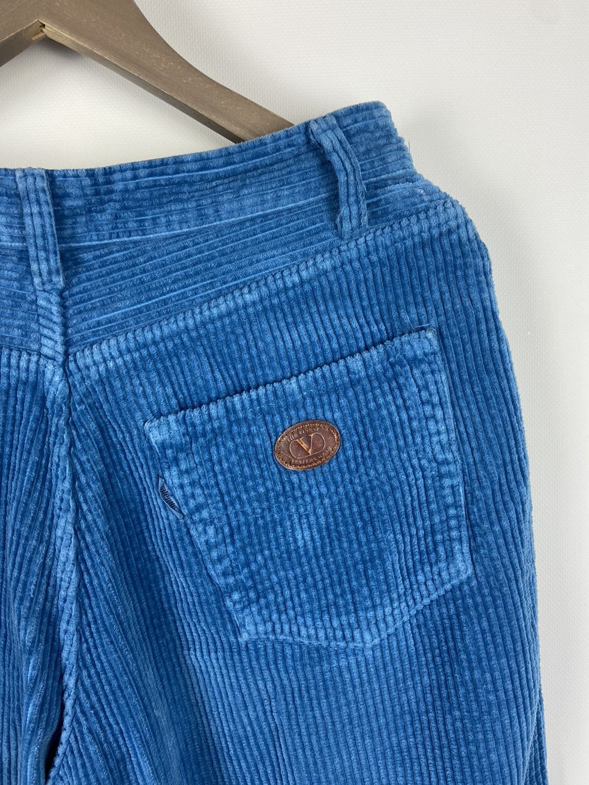 Designer × Valentino × Vintage Vintage Valentino Velvet Straight Striped Trousers Pants Size US 32 / EU 48 - 13 Thumbnail