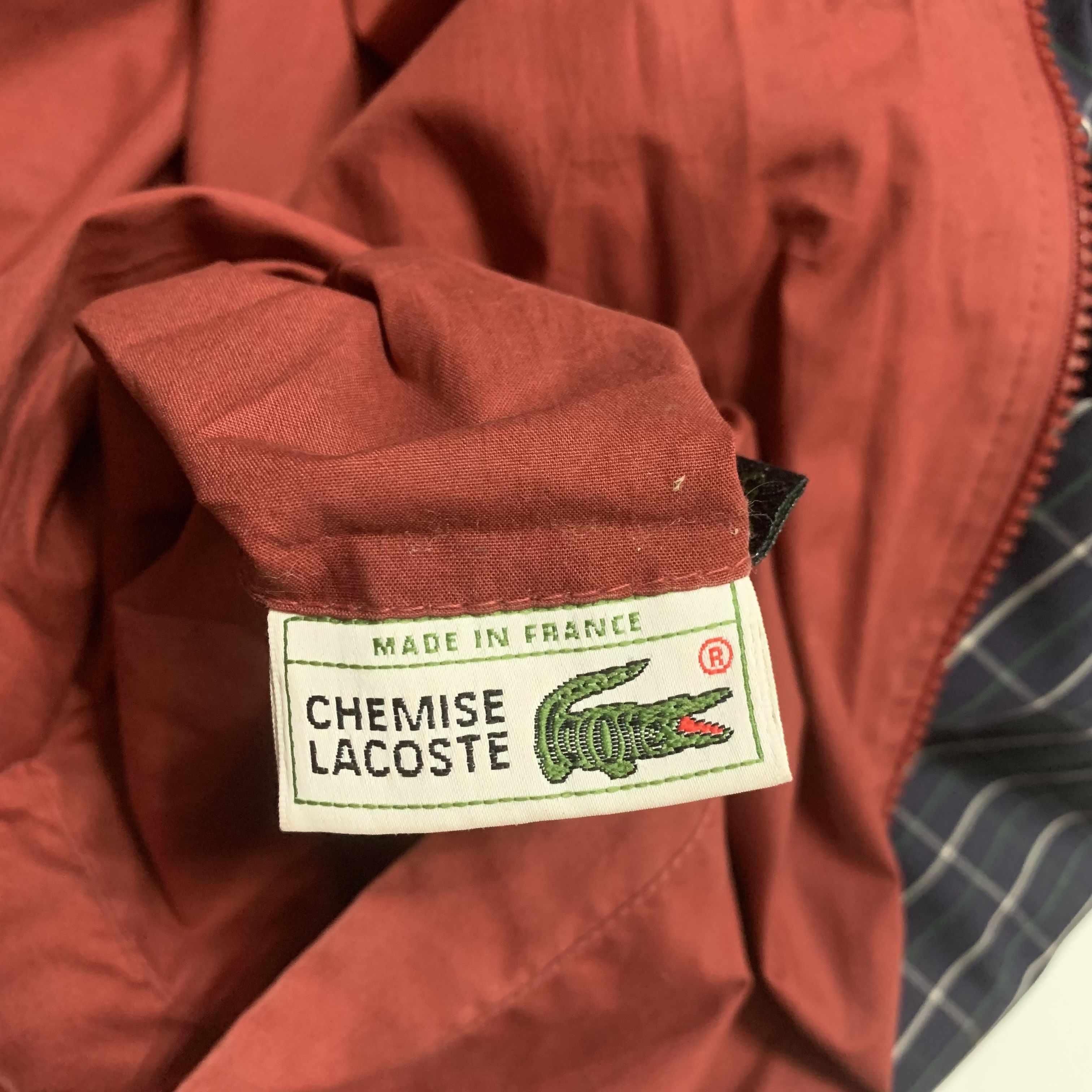 Lacoste Vintage 80s Lacoste Reversible Bomber Jacket Size US L / EU 52-54 / 3 - 9 Thumbnail