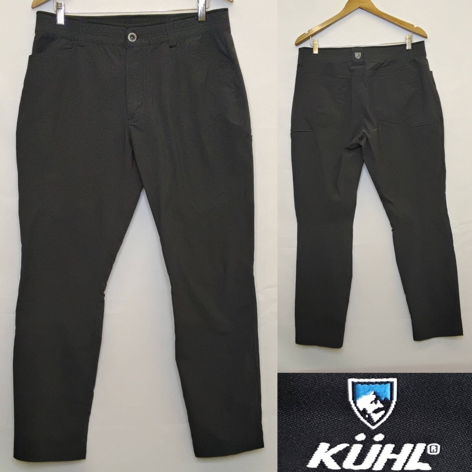 Kuhl Kuhl Decetpr Pants Men's 36x32 Dark Gray With Elastic Waist Size US 36 / EU 52 - 1 Thumbnail
