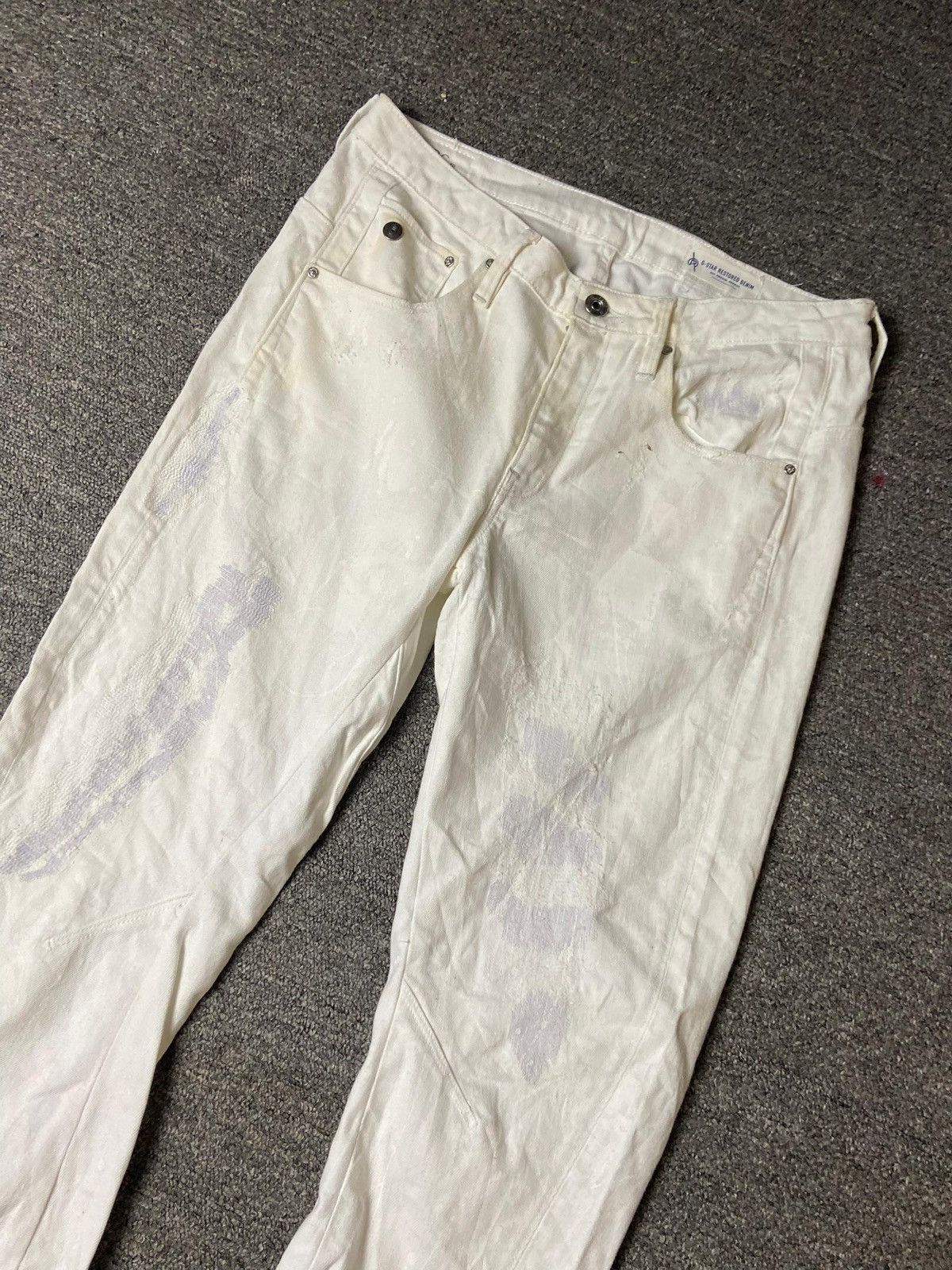 G-Star G-Star Raw Premium Destroy Denim Jeans (146) Size US 30 / EU 46 - 11 Thumbnail