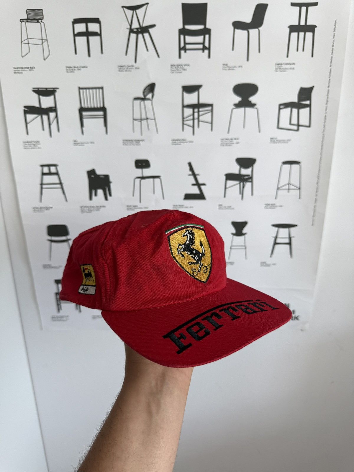 Ferrari Vintage 90s Ferrari racing big logo cap f1 nascar italy y2k Size ONE SIZE - 1 Thumbnail
