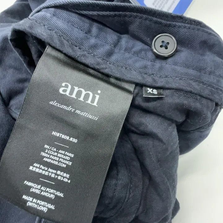 AMI AMIPARIS Casual Straight Leg Pants -2507 Size US 26 / EU 42 - 2 Thumbnail