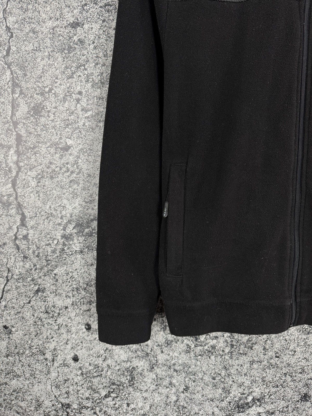 Kangol Kangol Vintage Fleece Hoodie Zip Jacket Black Label Size L Size US L / EU 52-54 / 3 - 4 Thumbnail