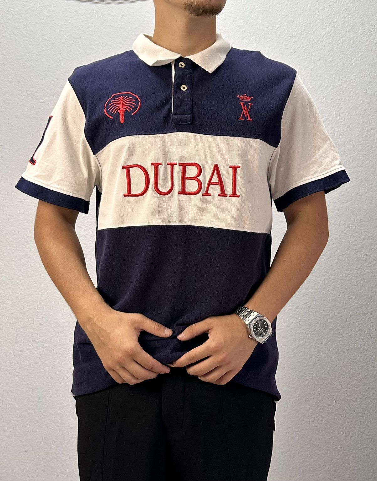 Polo Ralph Lauren × Vintage Vintage Y2K T-shirt Dubai Polo Ralph Lauren drip centre logo Size US M / EU 48-50 / 2 - 1 Thumbnail