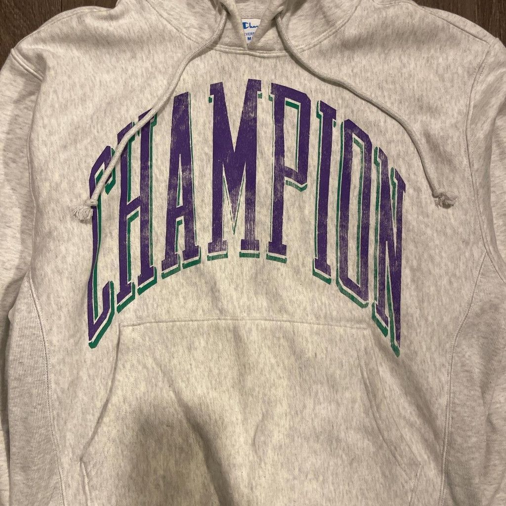 Champion Grey Champion hoodie size medium men’s Size US M / EU 48-50 / 2 - 2 Thumbnail