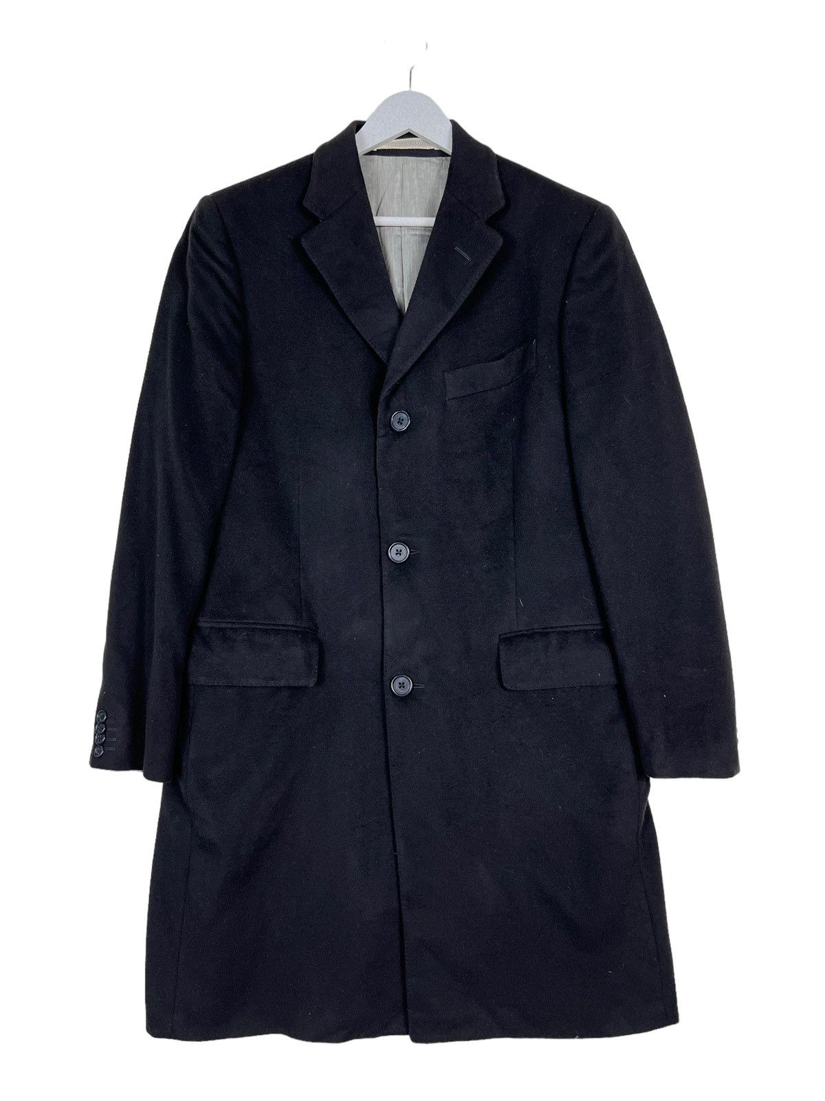 Designer 🔥 PIACENZA WOOL OVERCOAT MADE IN SLOVAKIA Size US M / EU 48-50 / 2 - 1 Thumbnail