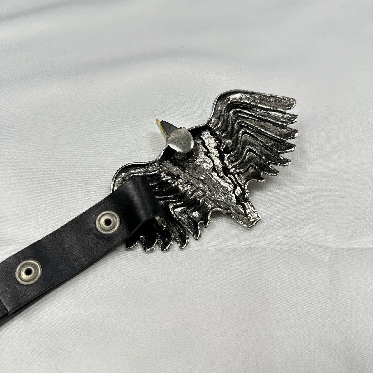 Vintage handmade eagle belt with turquoise accents Size ONE SIZE - 4 Thumbnail