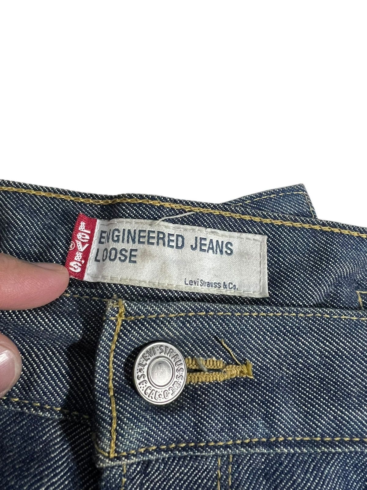 Levi's Vintage Levis Engineered Backle Back Jean Size US 35 - 9 Thumbnail