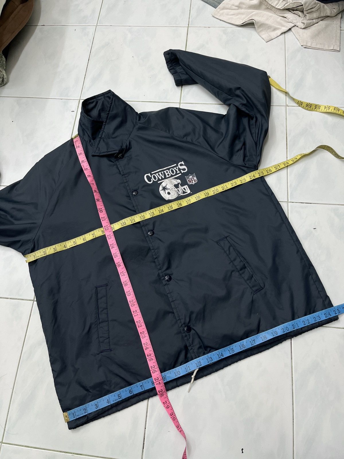 Chalk Line 🔥🔥🔥STEALS VTG CHALK LINE NFL DALLAS COWBOYS LIGHT JACKET Size US L / EU 52-54 / 3 - 14 Thumbnail