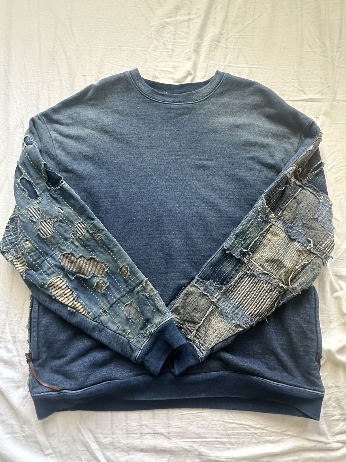 Kapital Kapital 2-Tone Boro Sweater Size US L / EU 52-54 / 3 - 1 Thumbnail