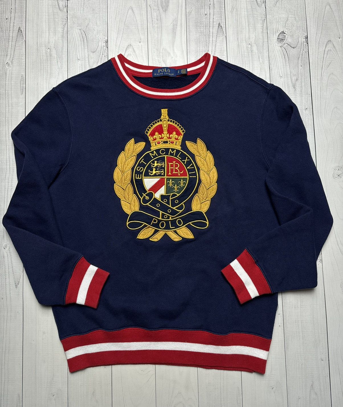 Polo Ralph Lauren × Vintage Vintage polo Ralph Lauren big logo size S rare Size S / US 4 / IT 40 - 8 Thumbnail