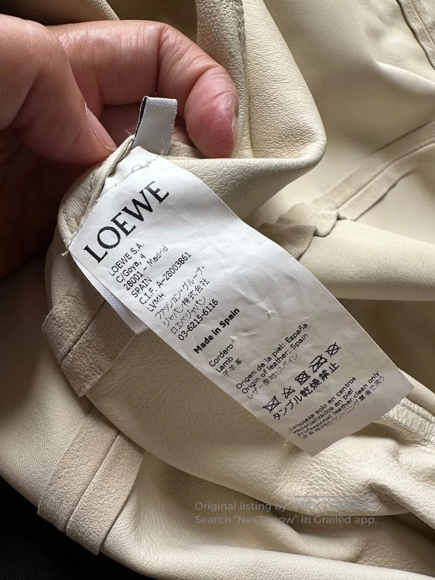 Loewe Sheepskin Shirt Jacket.