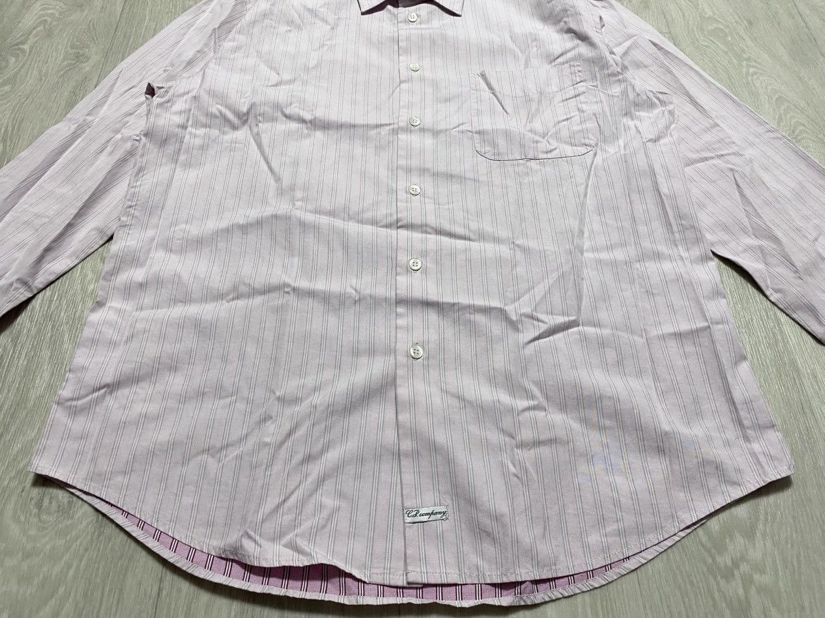 C.P. Company C.P. Company Vintage Pink Striped Long Sleeved Cotton Shirt Size US XL / EU 56 / 4 - 6 Thumbnail