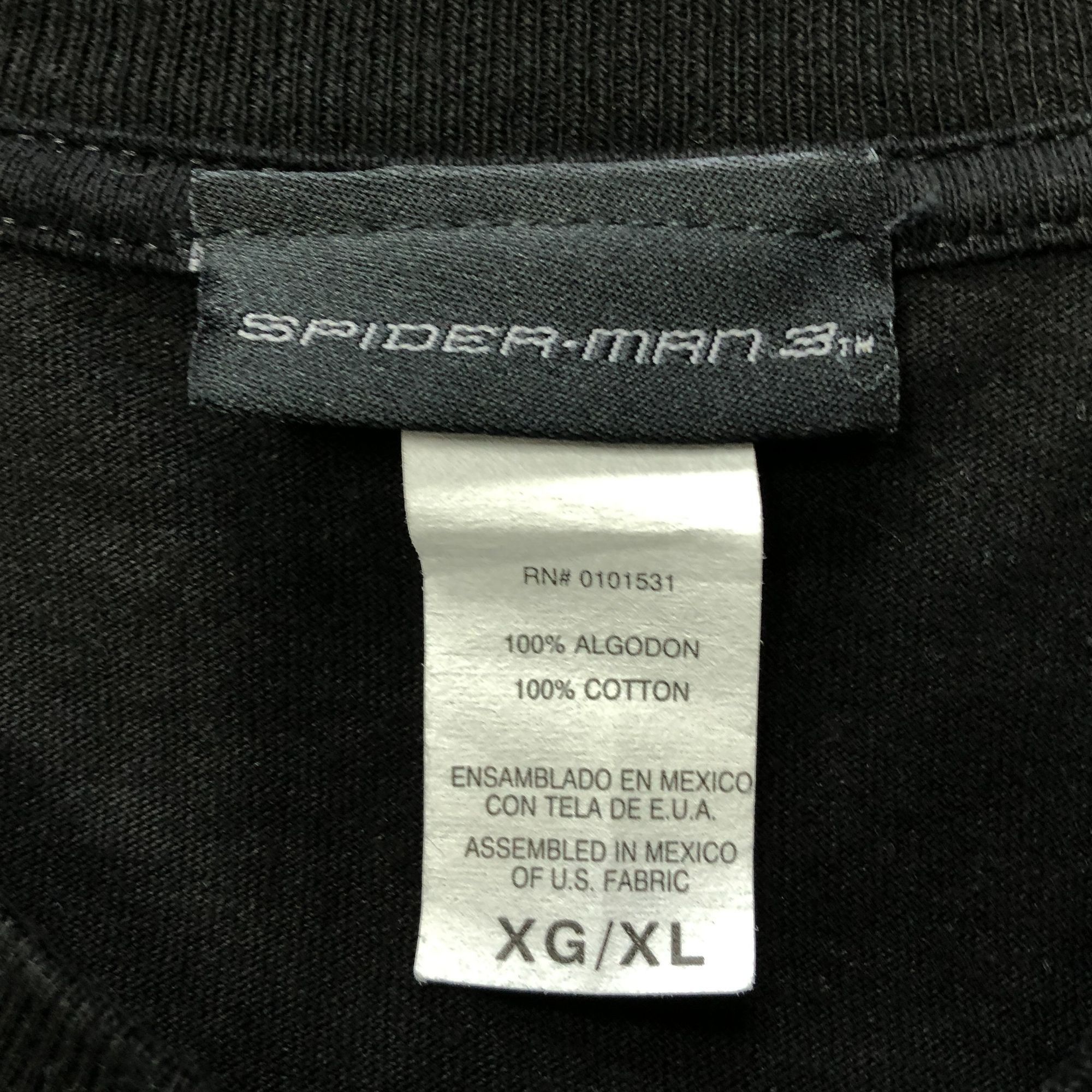 Marvel Comics Vintage Pre-Owned Spider Man 3 Venom Black T-Shirt - Size XL Size US XL / EU 56 / 4 - 3 Thumbnail