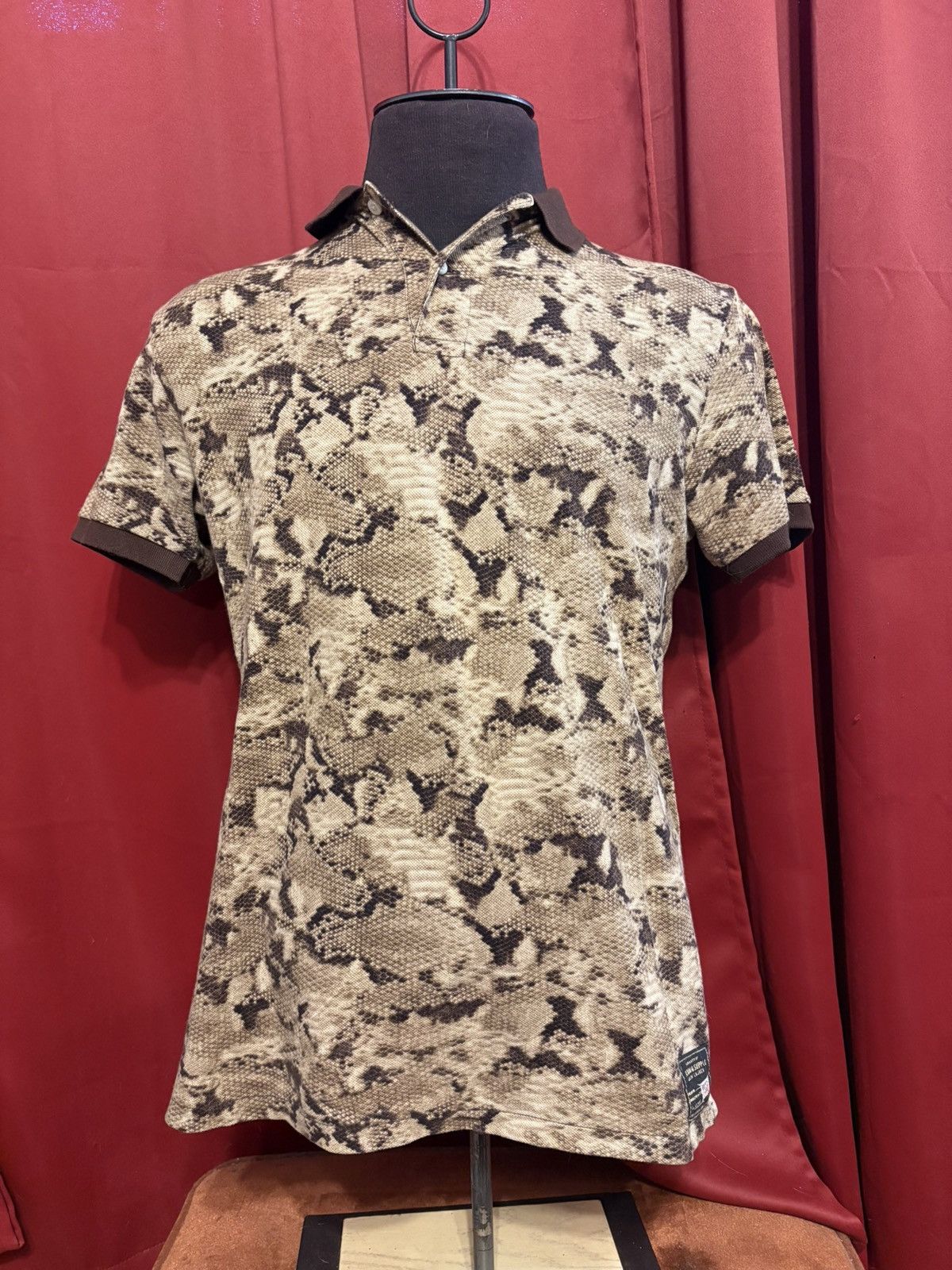 Denim & Supply Ralph Lauren Denim & Supply Ralph Lauren Polo Golf Shirt Snakeskin Grail Size US M / EU 48-50 / 2 - 1 Thumbnail