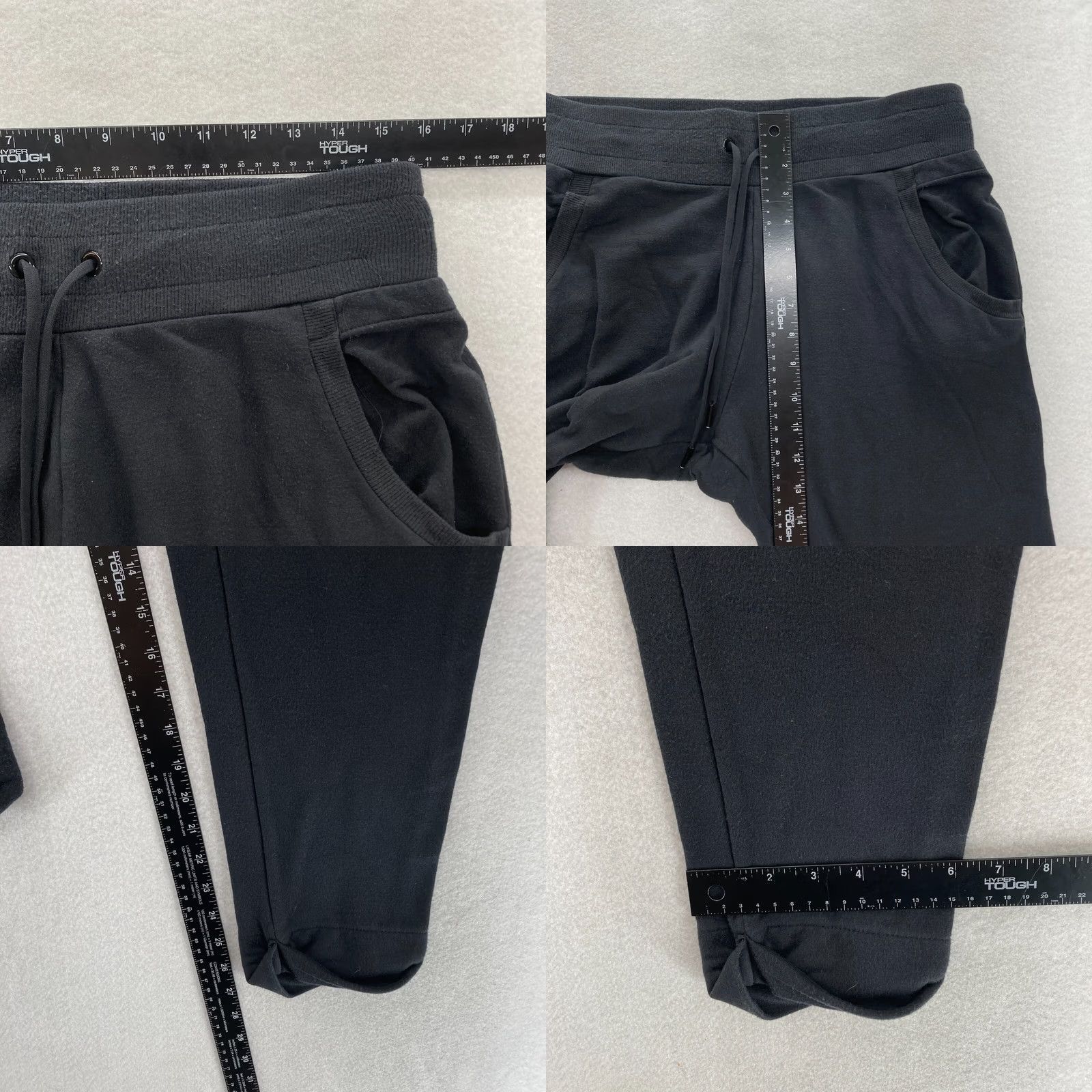 Athleta Athleta Luxe Coaster Jogger Pants Women Medium Black Cuffed Drawstring Tapered Jogger Pants Black Women Medium Athleta Luxe Coaster Jogger Pants Size 32" / US 10 / IT 46 - 8 Thumbnail