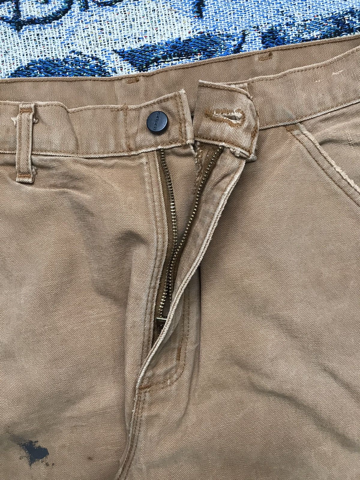 Carhartt Vintage Carhartt FRB229 BRN carpenter workwear Size US 34 / EU 50 - 9 Thumbnail