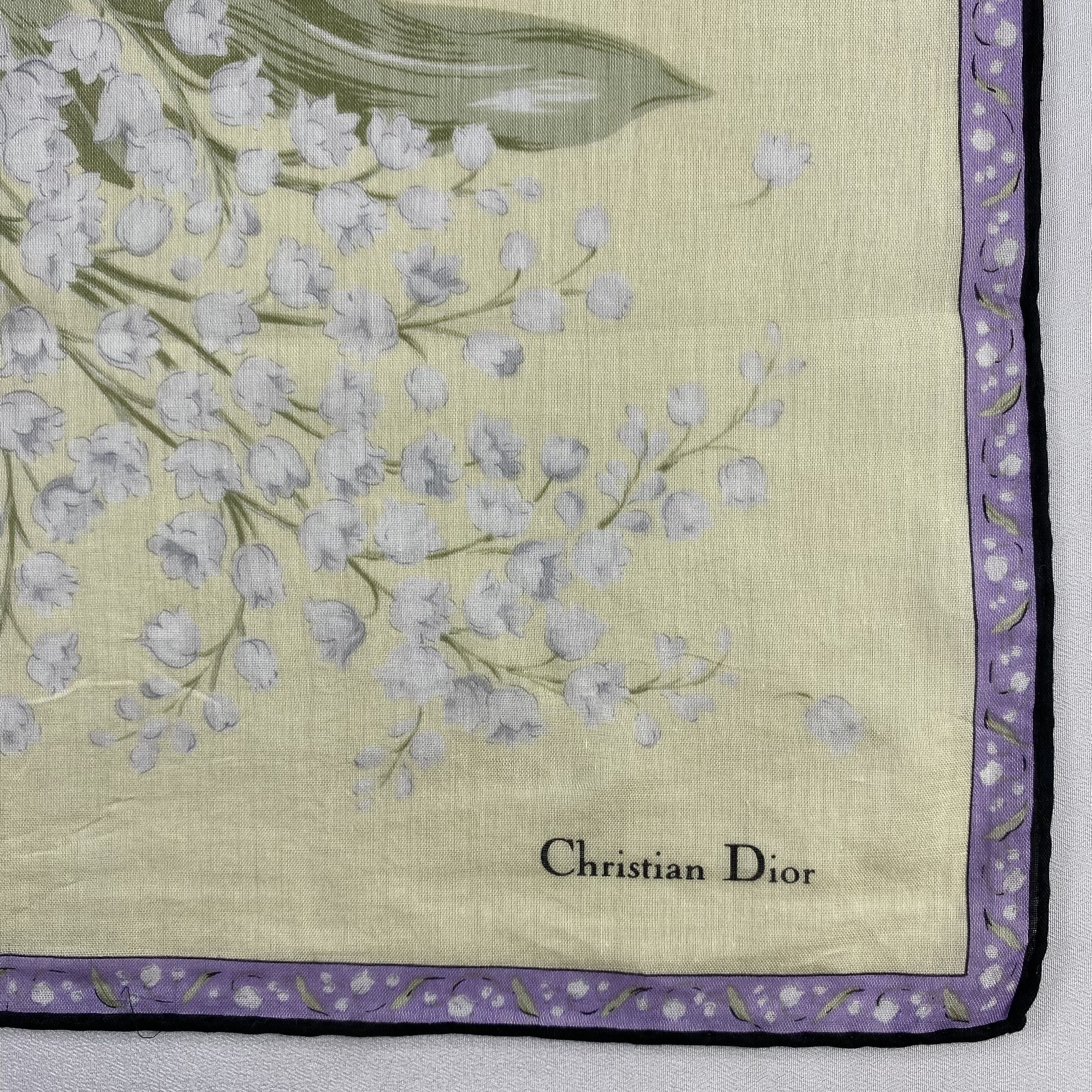 Vintage Christian Dior Monsieur Handkerchief / Neckerchief-P1433 Size ONE SIZE - 3 Thumbnail