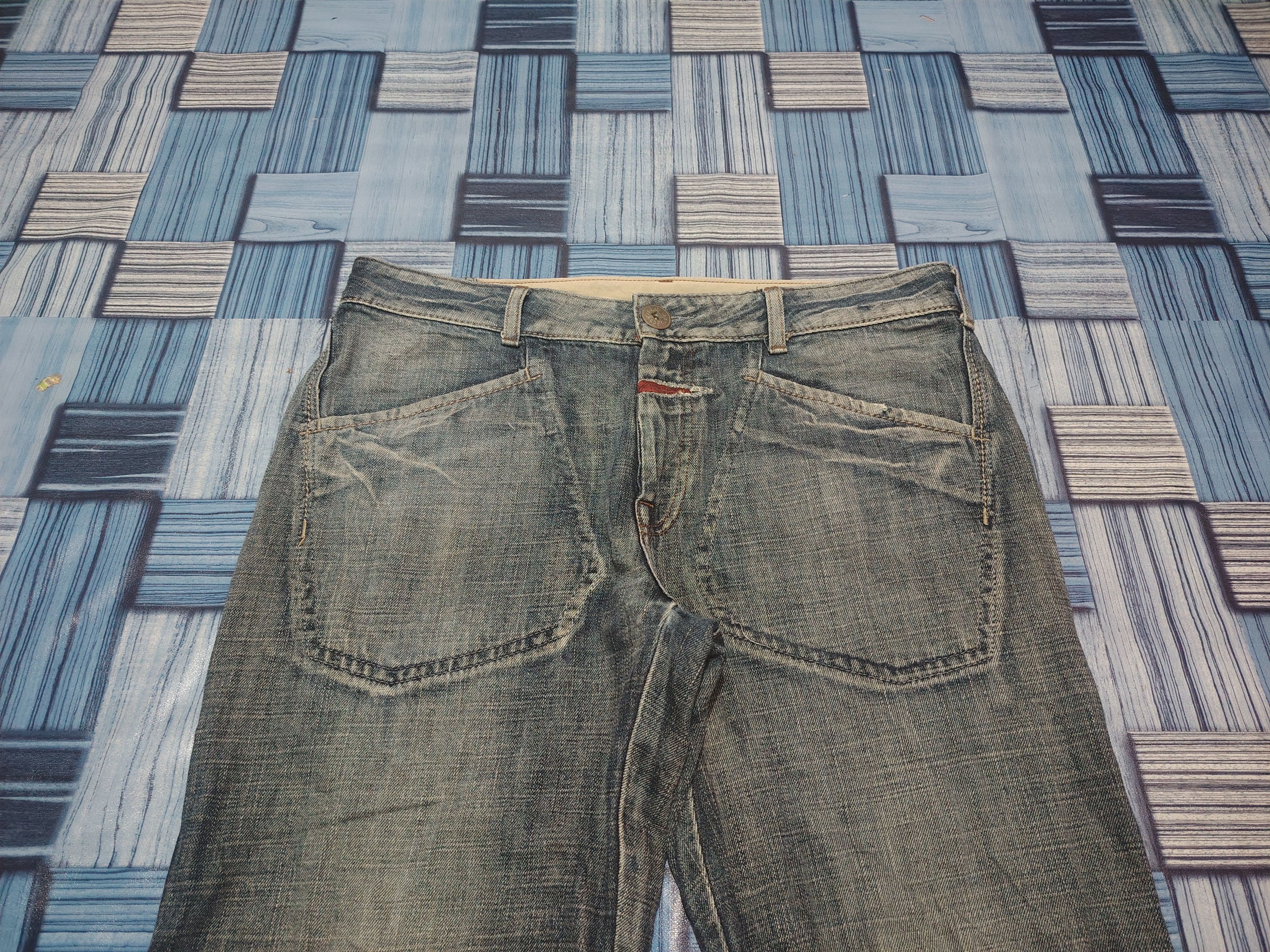 Marithe + Francois Girbaud Japanese Marithe Francois Girbaud Baggy Style Flare Jeans Size US 35 - 5 Thumbnail
