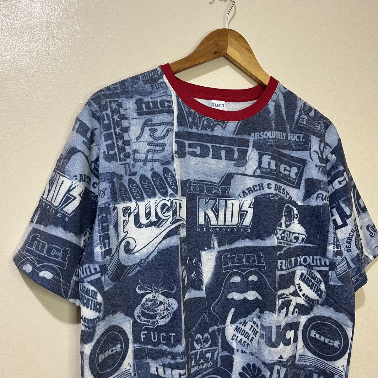 FUCT Rare Fuct SSDD SS 2016 Xerox Pattern AOP Shirt Size US L / EU 52-54 / 3 - 2 Thumbnail