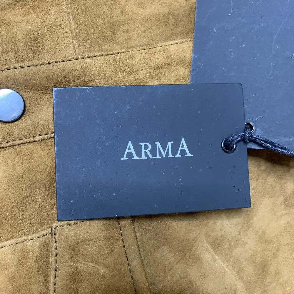 ARMA Arma light Leather Jacket 54 Brown Size US L / EU 52-54 / 3 - 2 Thumbnail