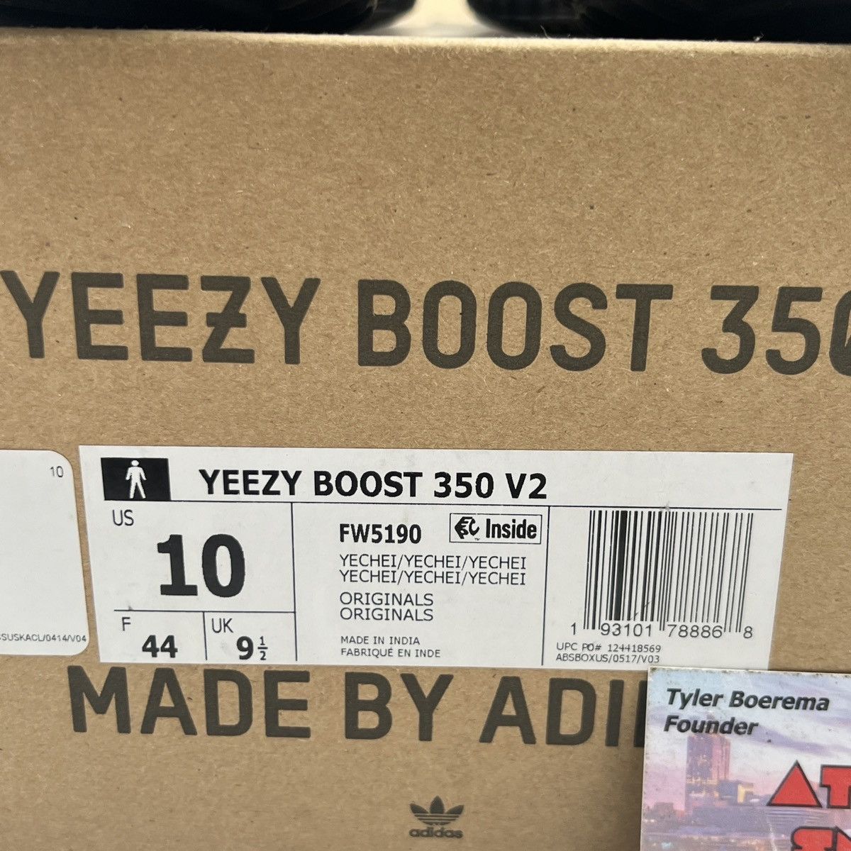 Adidas Yeezy boost 350 yecheil non reflective Size US 10 / EU 43 - 6 Thumbnail