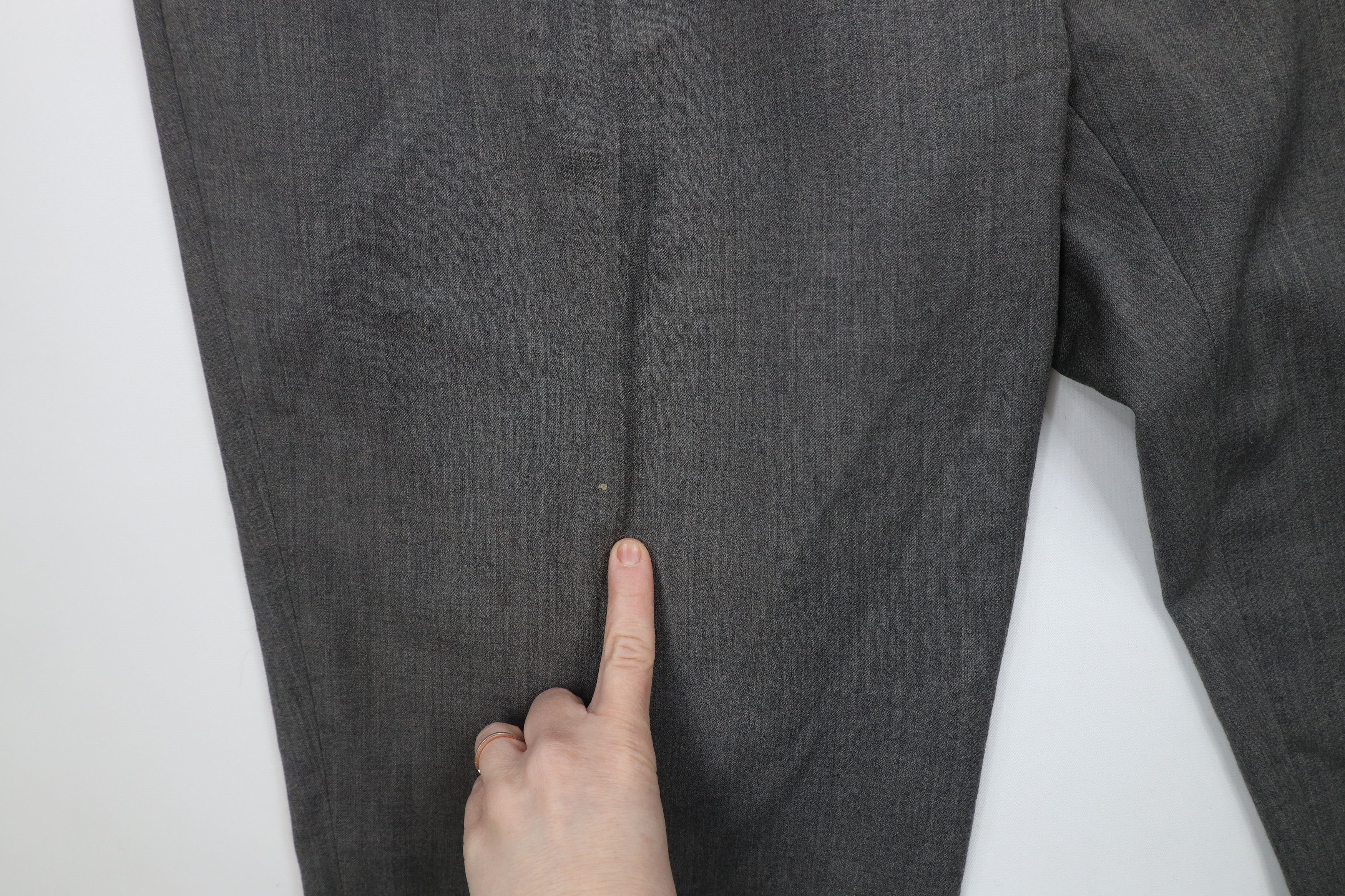Vintage Vintage 90s Streetwear Cuffed Wool Wide Leg Chino Pants Size US 44 / EU 60 - 5 Thumbnail
