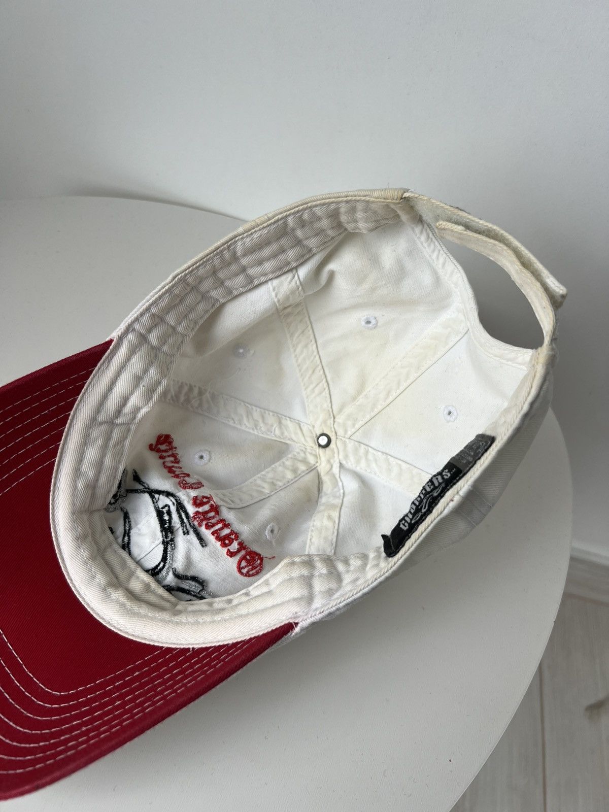 Vintage Orange County Choppers Cap, White Red with Logo, OSFM Size ONE SIZE - 14 Thumbnail