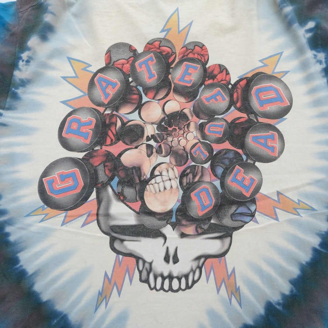 Vintage 1994 Grateful Dead Migle Wood Blue White Tiedye Size US XL / EU 56 / 4 - 6 Thumbnail
