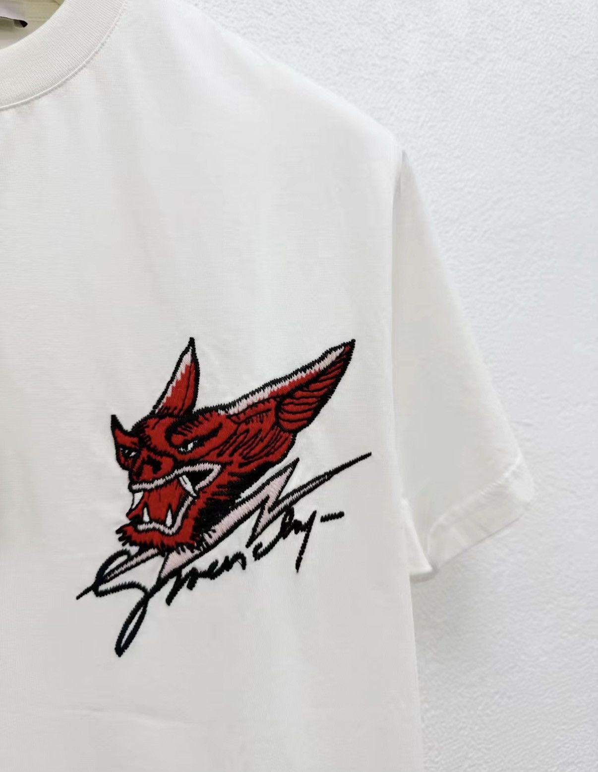 Givenchy Givenchy 100% Cotton Embroidered Short Sleeve T-shirt J30 Size US XS / EU 42 / 0 - 2 Thumbnail