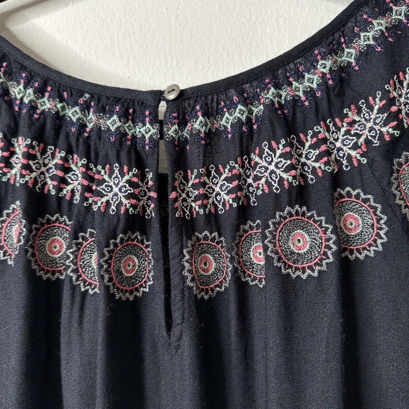 Other Velvet By Graham & Spencer Eva Black Peasant Top XS Size XS / US 0-2 / IT 36-38 - 11 Thumbnail