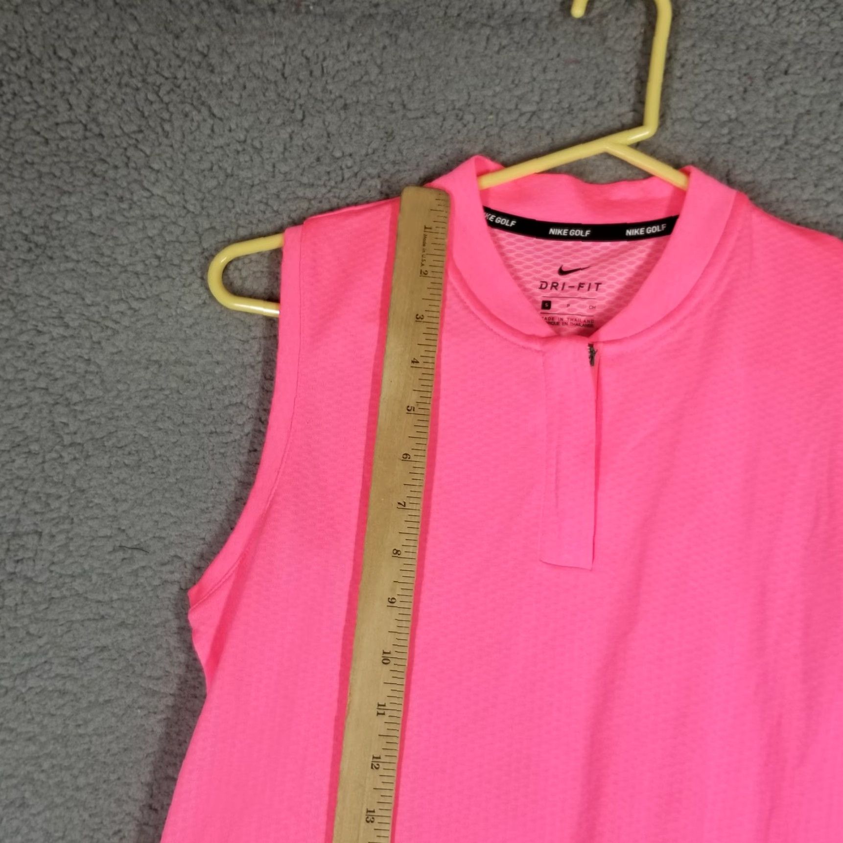 Nike Nike Sleeveless Dry Blade Golf Polo Shirt S Top Pink Sleeveless Zip 928723-686 Size S / US 4 / IT 40 - 5 Thumbnail